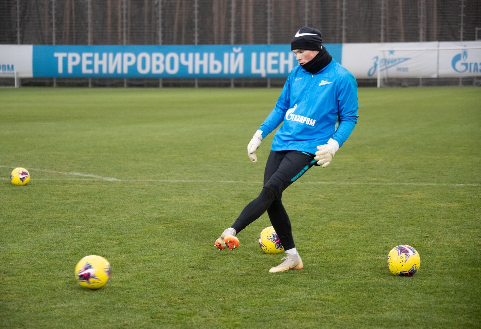 Тренировка «Зенита» перед матчем с «Рубином»