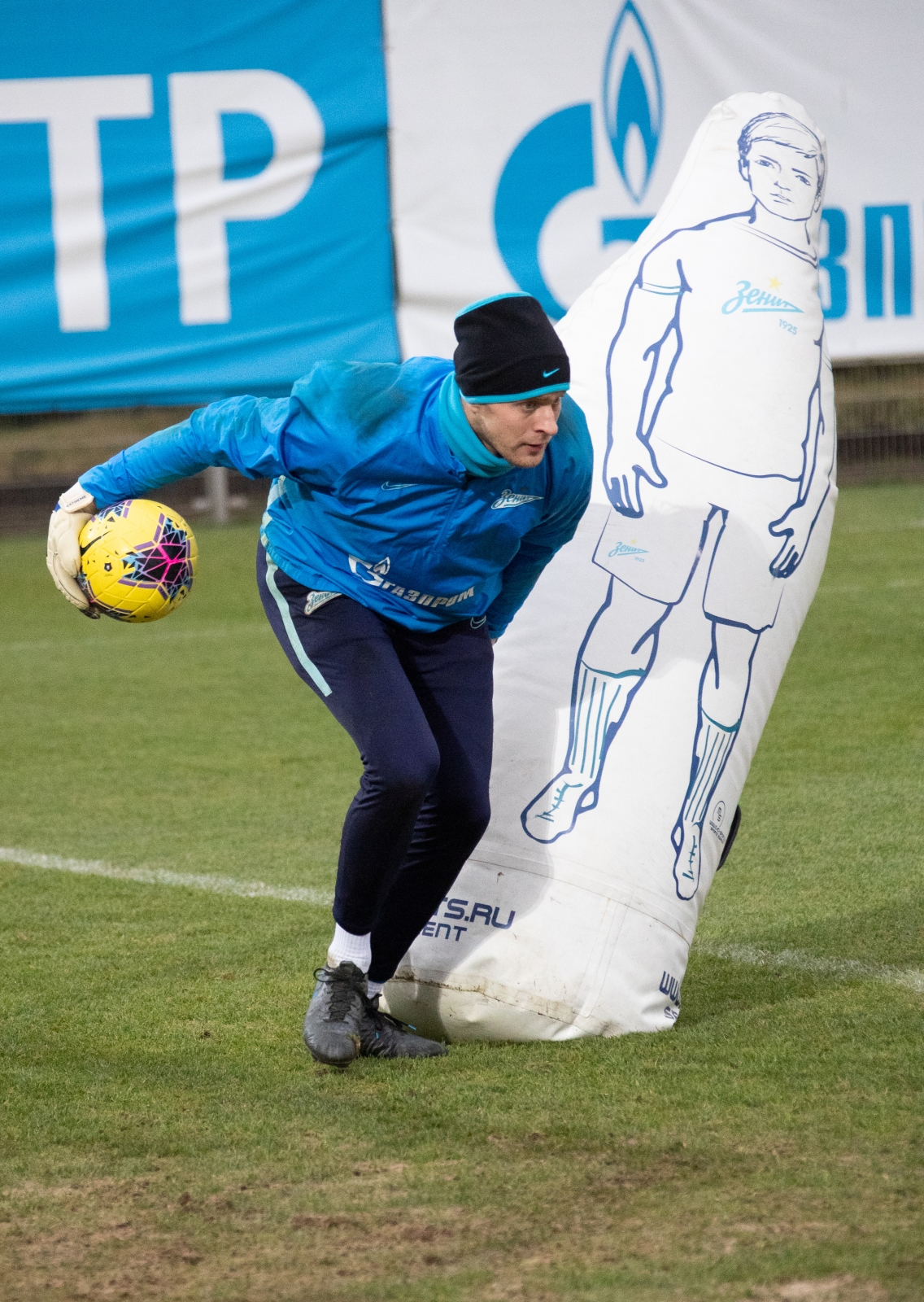 Тренировка «Зенита» перед матчем с «Рубином»