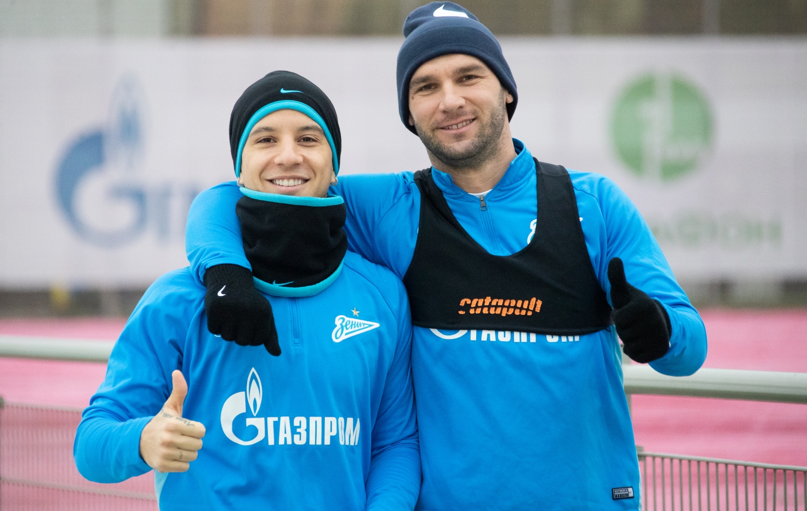 Тренировка «Зенита» перед матчем с «Рубином»