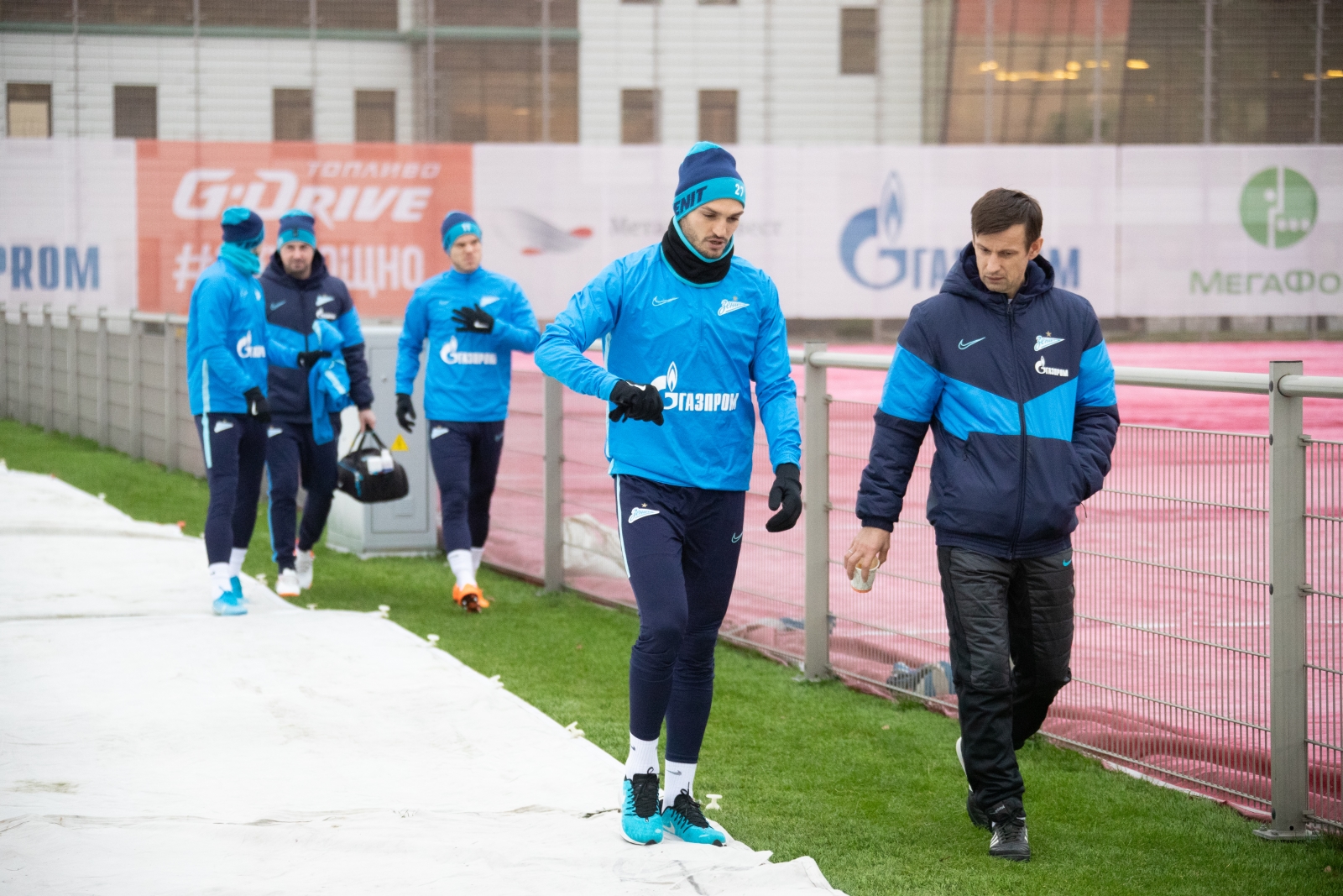 Тренировка «Зенита» перед матчем с «Рубином»
