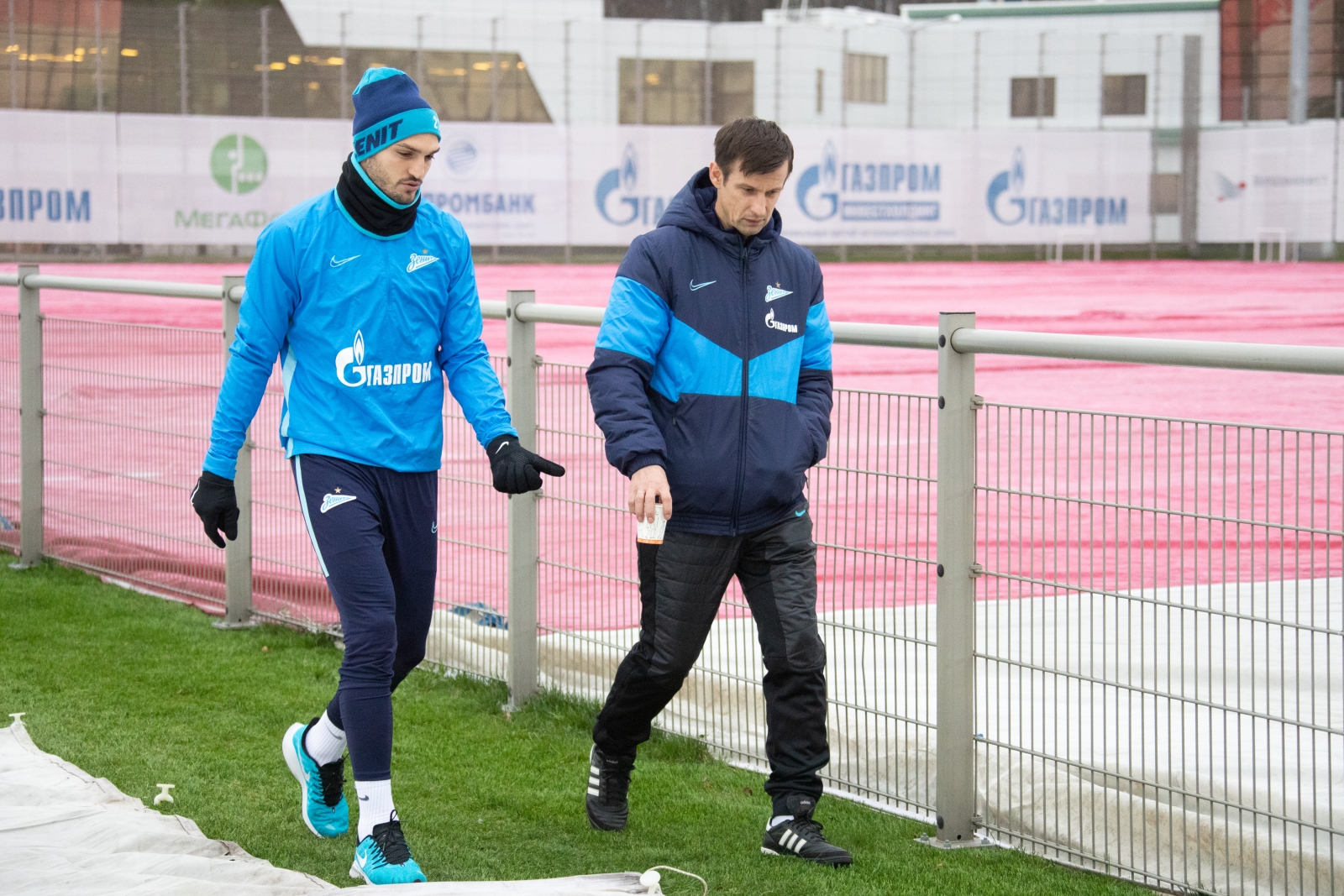 Тренировка «Зенита» перед матчем с «Рубином»