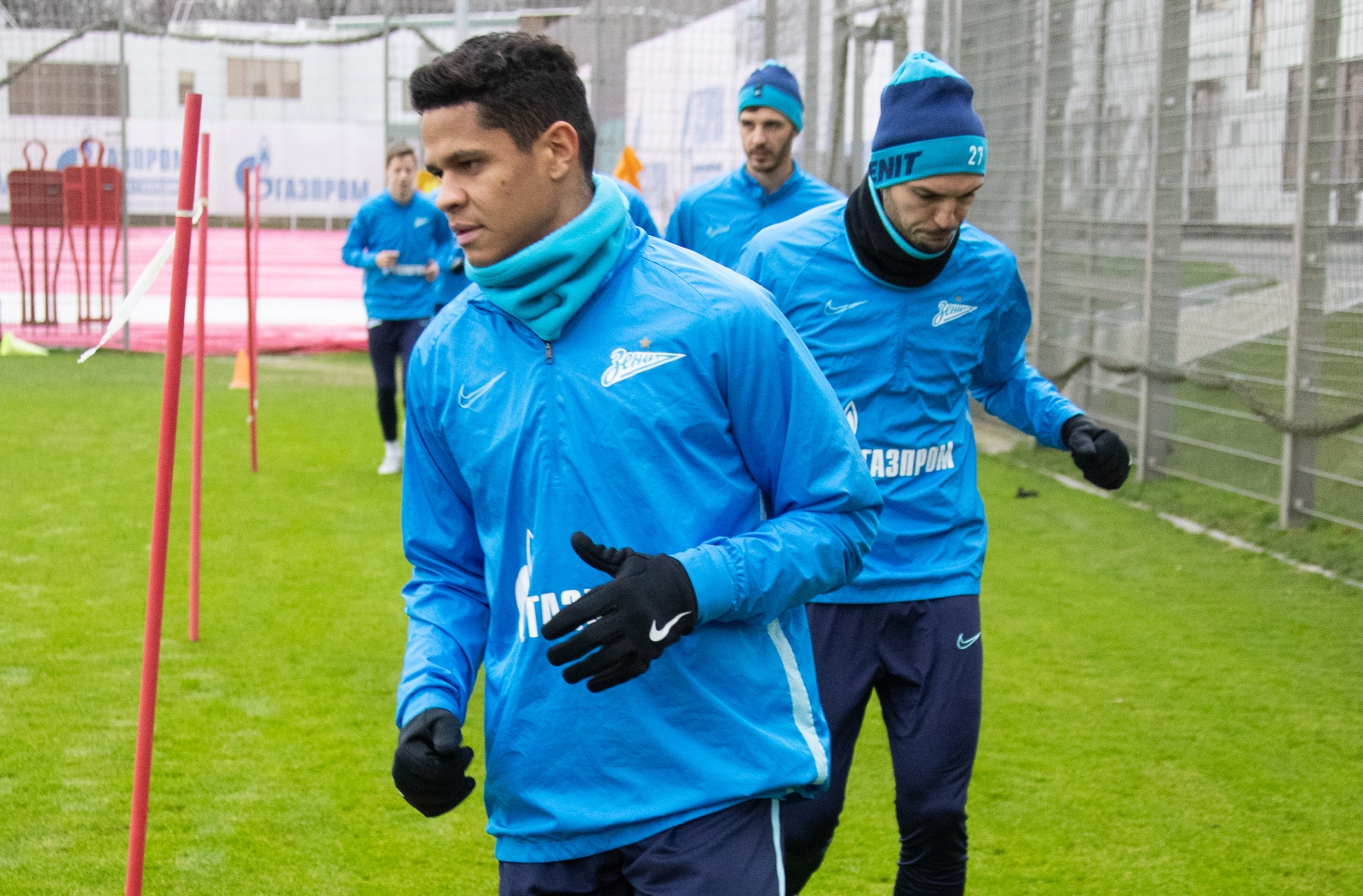 Тренировка «Зенита» перед матчем с «Рубином»