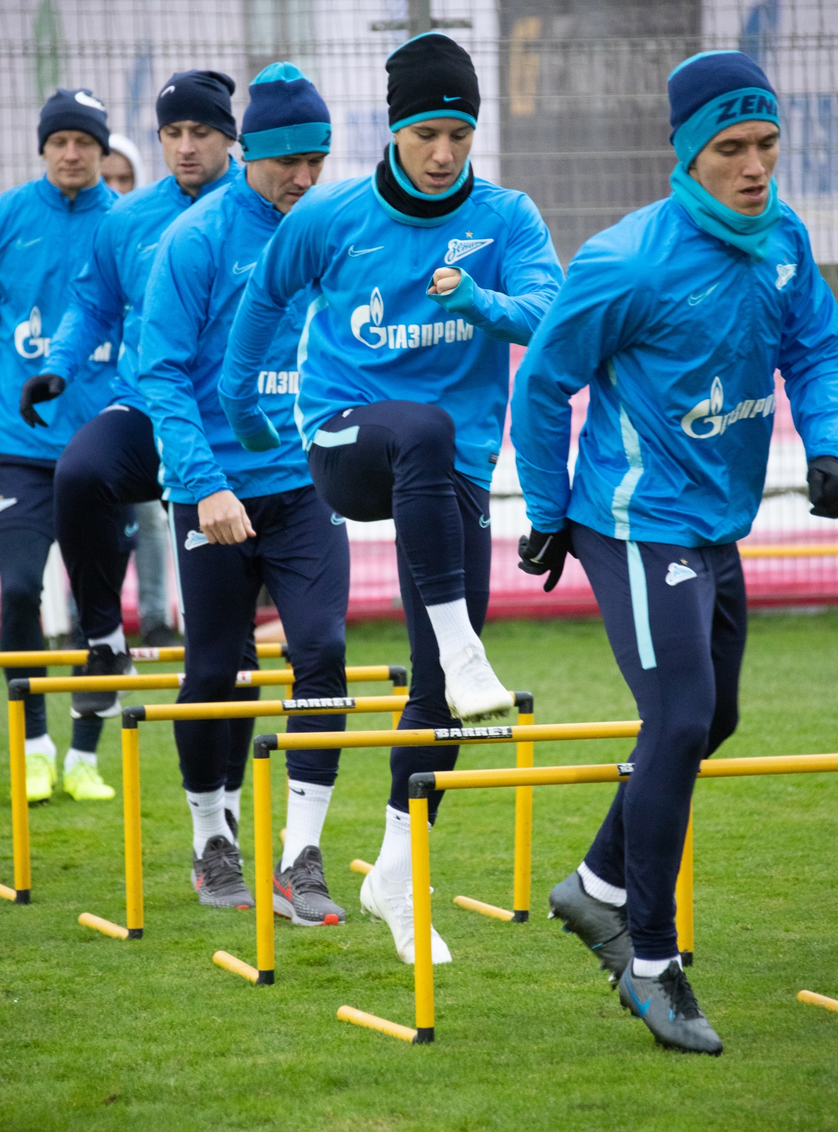 Тренировка «Зенита» перед матчем с «Рубином»