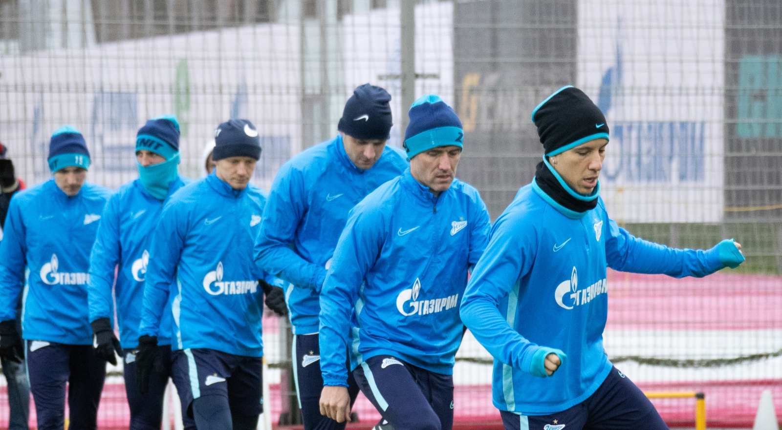 Тренировка «Зенита» перед матчем с «Рубином»