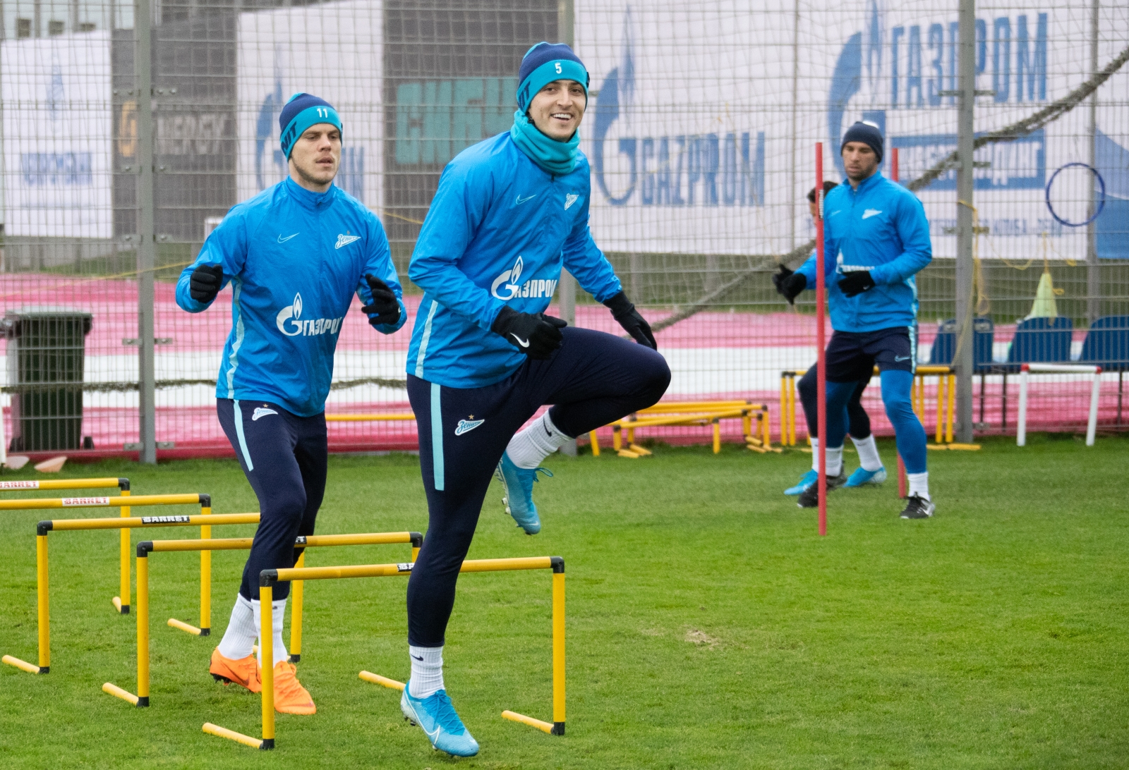 Тренировка «Зенита» перед матчем с «Рубином»