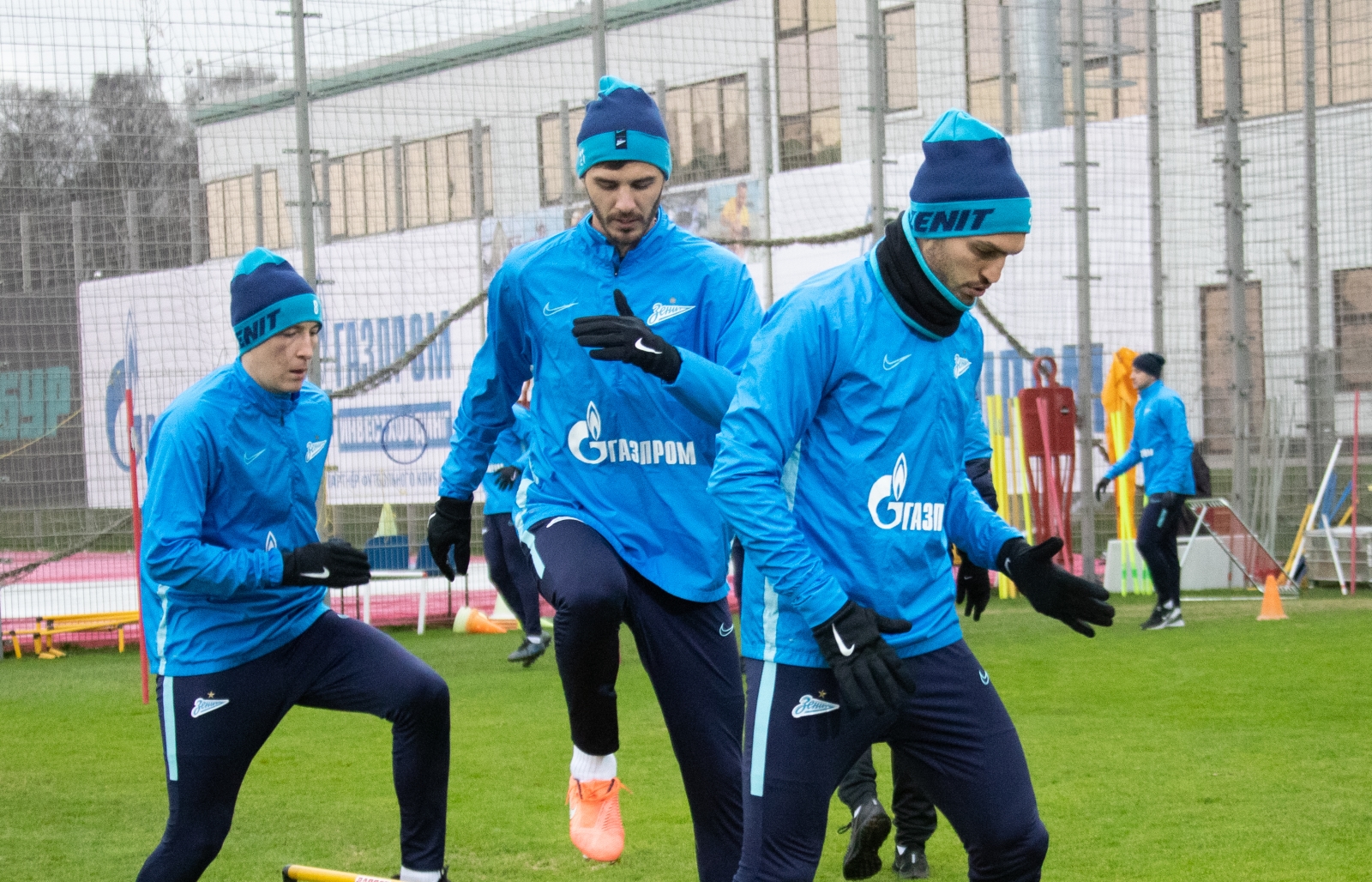 Тренировка «Зенита» перед матчем с «Рубином»