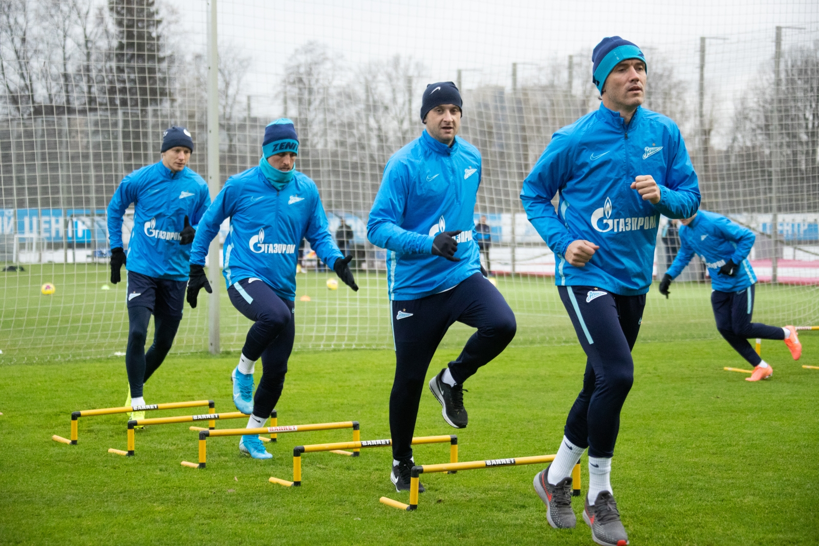 Тренировка «Зенита» перед матчем с «Рубином»