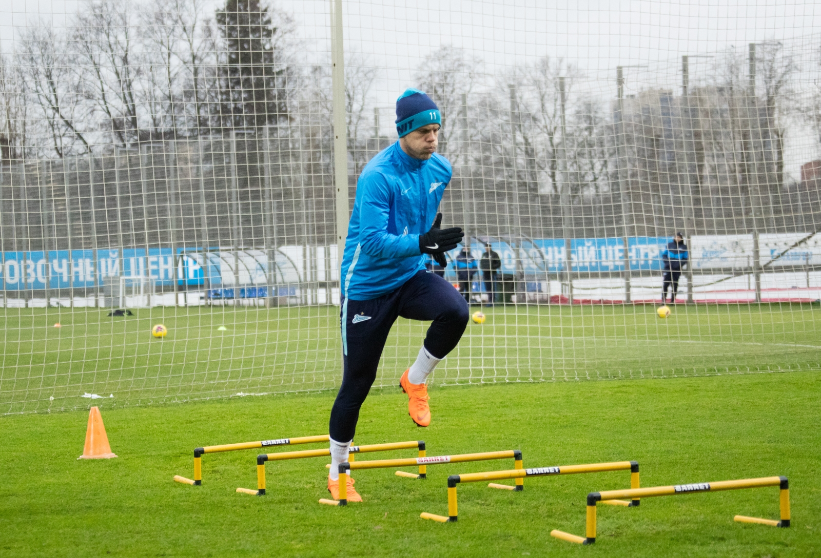 Тренировка «Зенита» перед матчем с «Рубином»