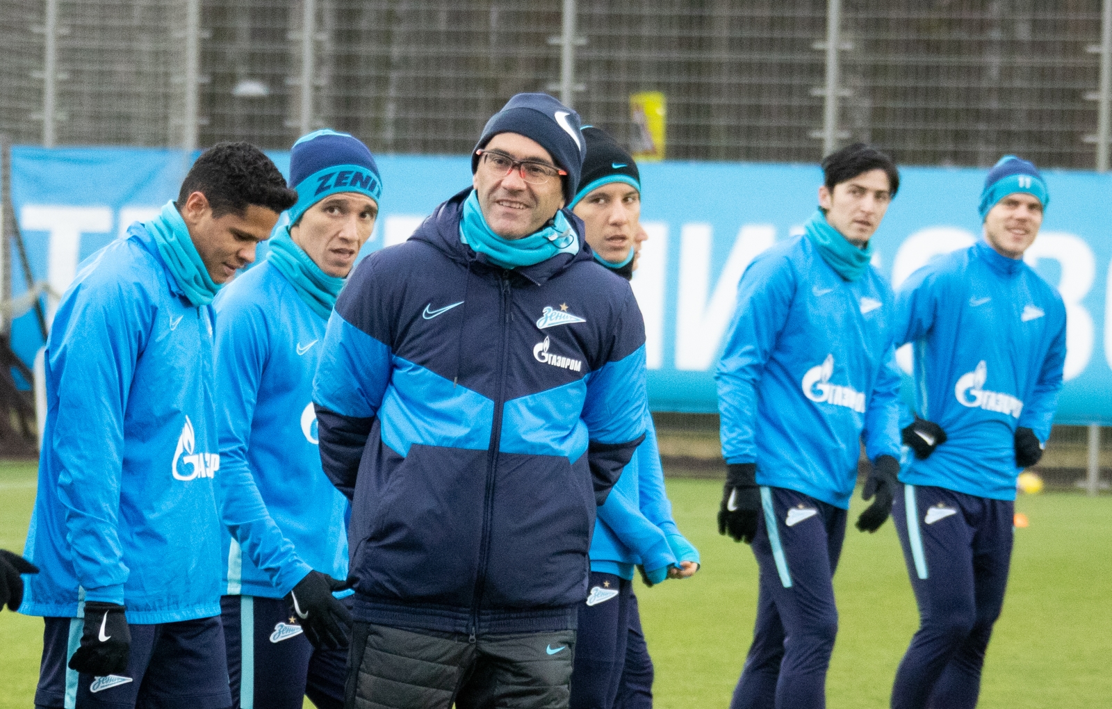 Тренировка «Зенита» перед матчем с «Рубином»