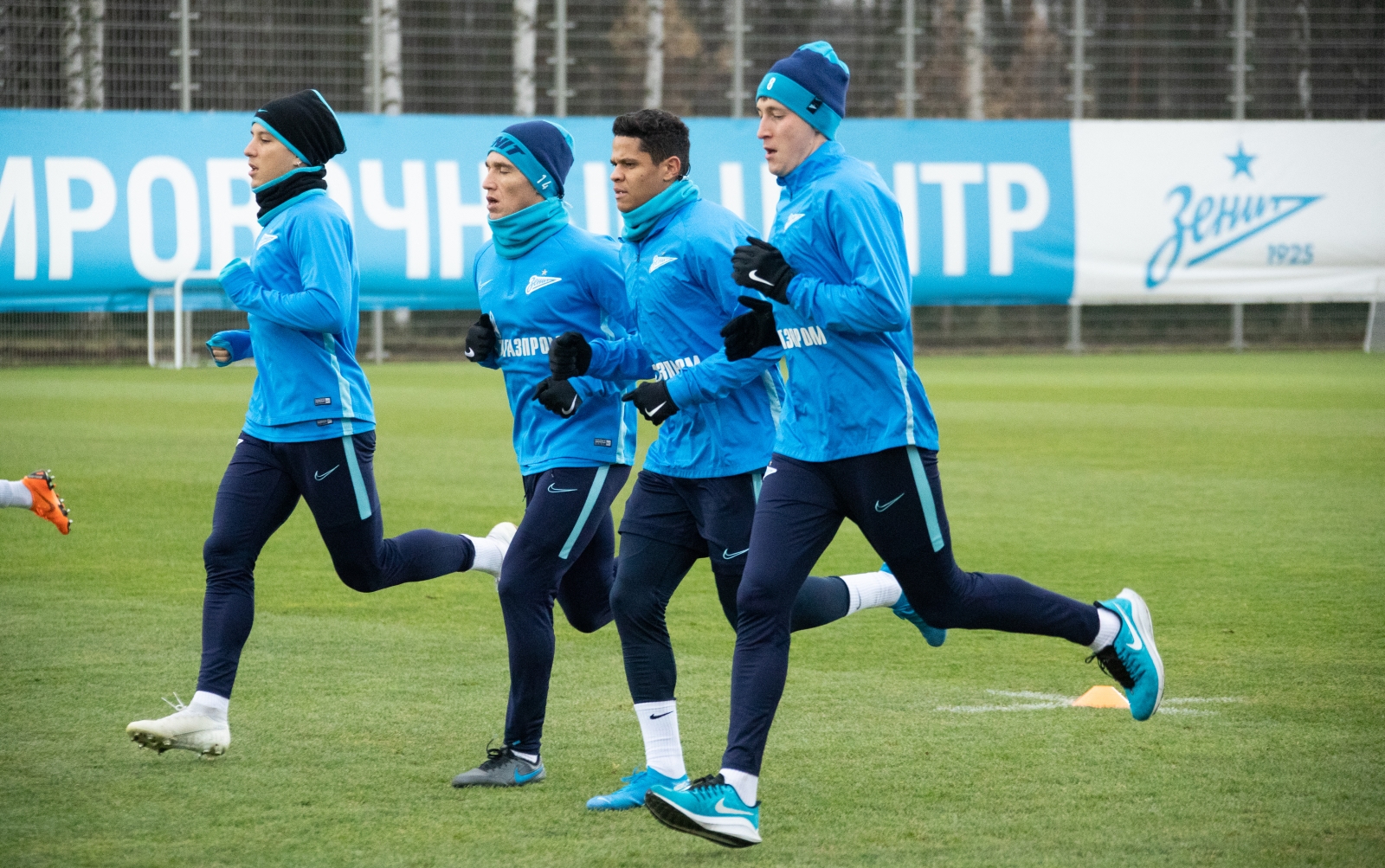 Тренировка «Зенита» перед матчем с «Рубином»