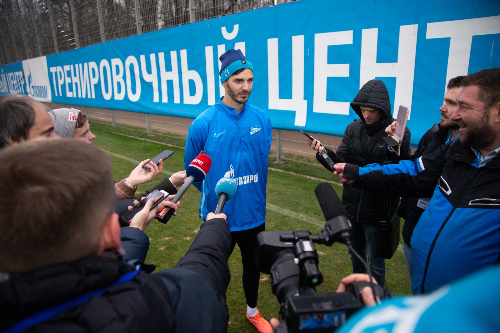 Пресс-конференция «Зенита» перед матчем с «Рубином»