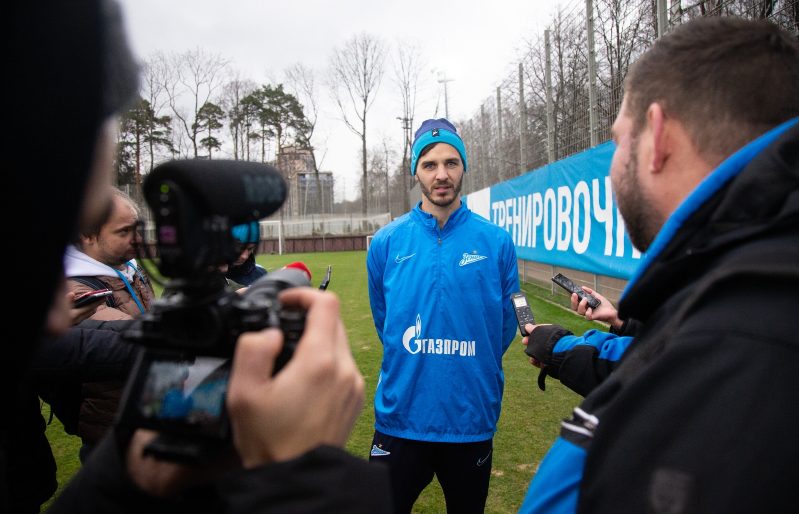 Пресс-конференция «Зенита» перед матчем с «Рубином»