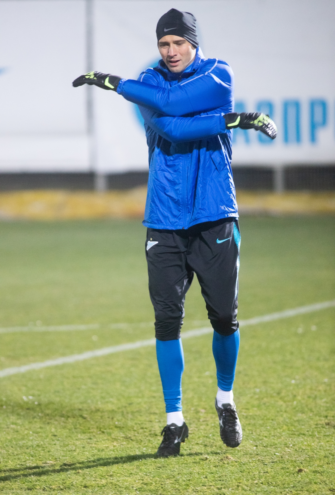 Открытая тренировка «Зенита» перед матчем с «Лионом»