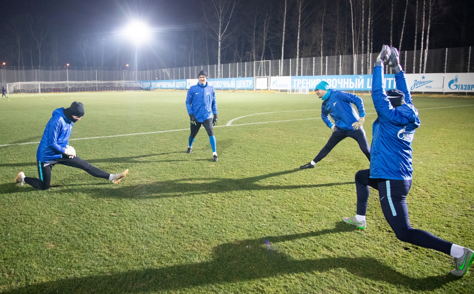 Открытая тренировка «Зенита» перед матчем с «Лионом»