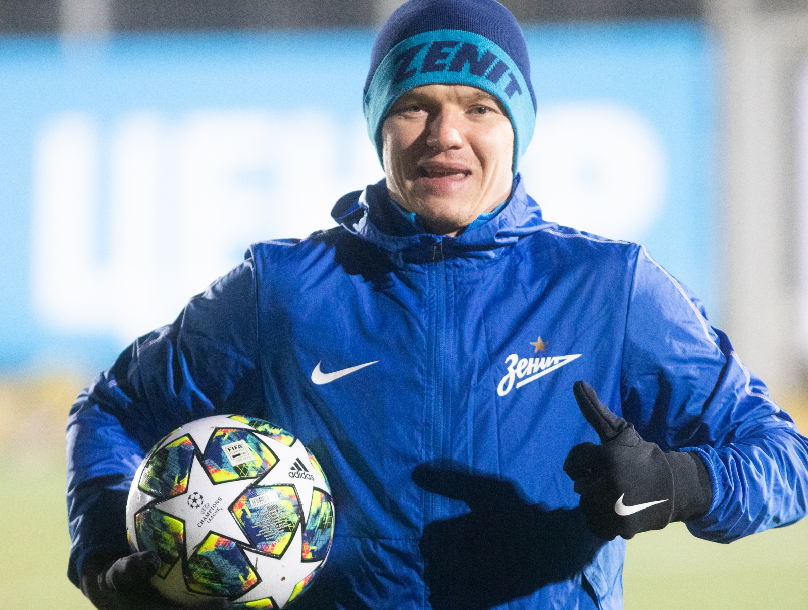 Открытая тренировка «Зенита» перед матчем с «Лионом»