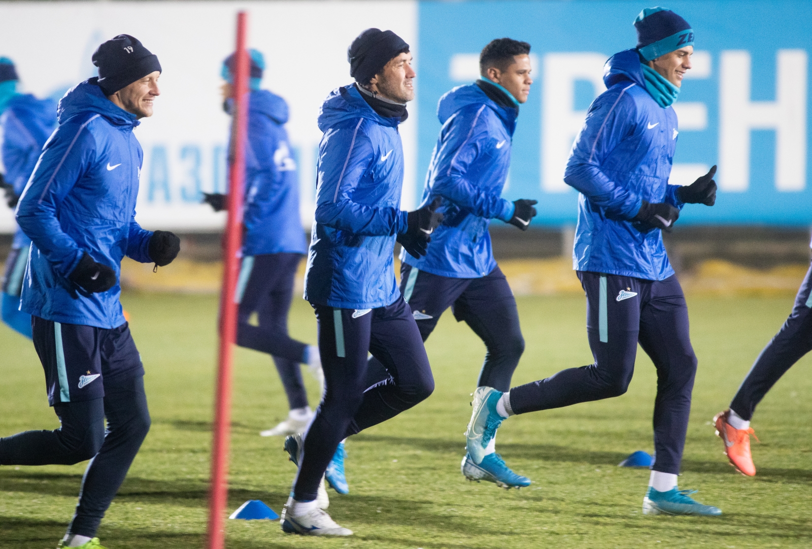 Открытая тренировка «Зенита» перед матчем с «Лионом»