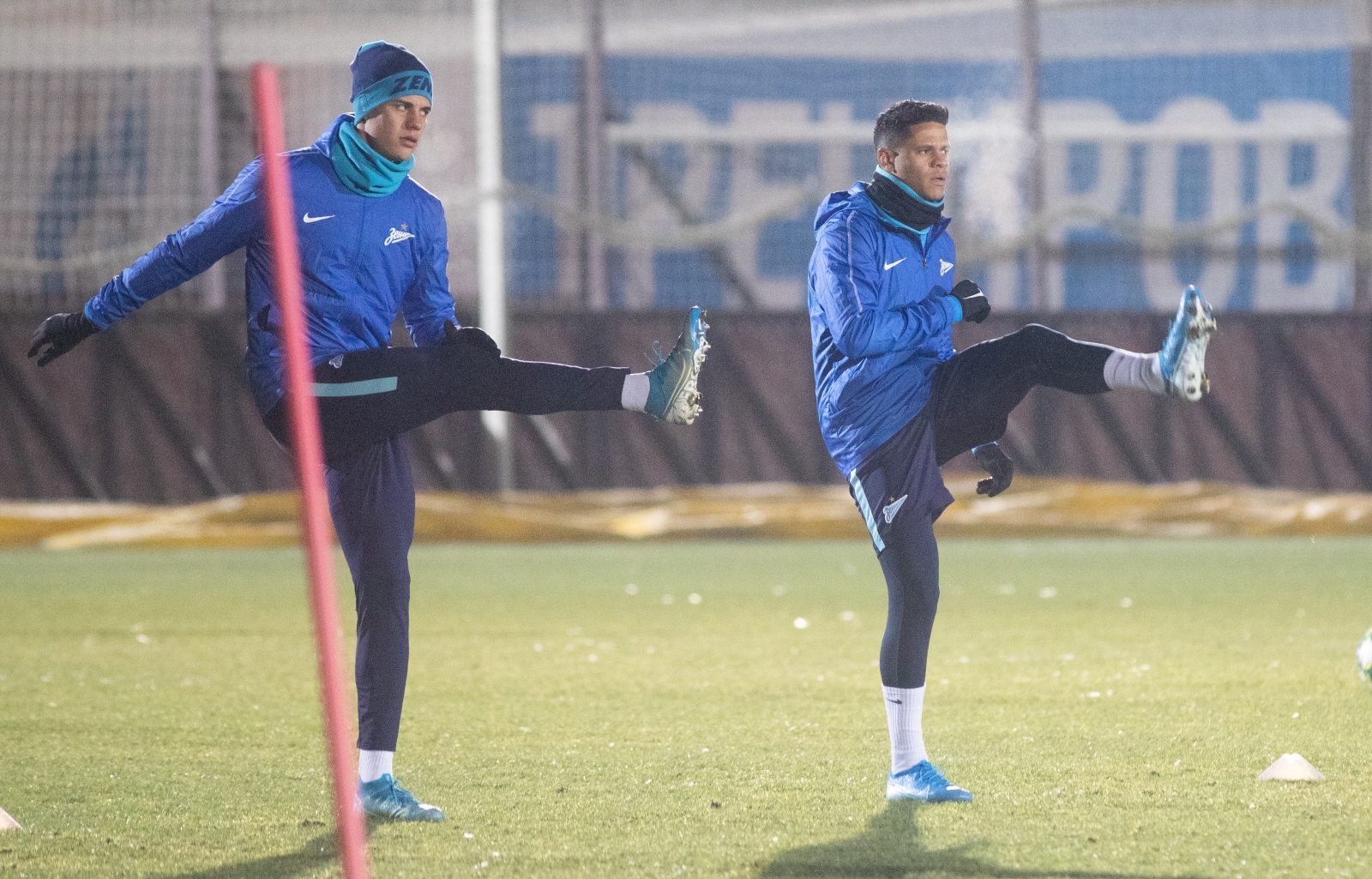 Открытая тренировка «Зенита» перед матчем с «Лионом»