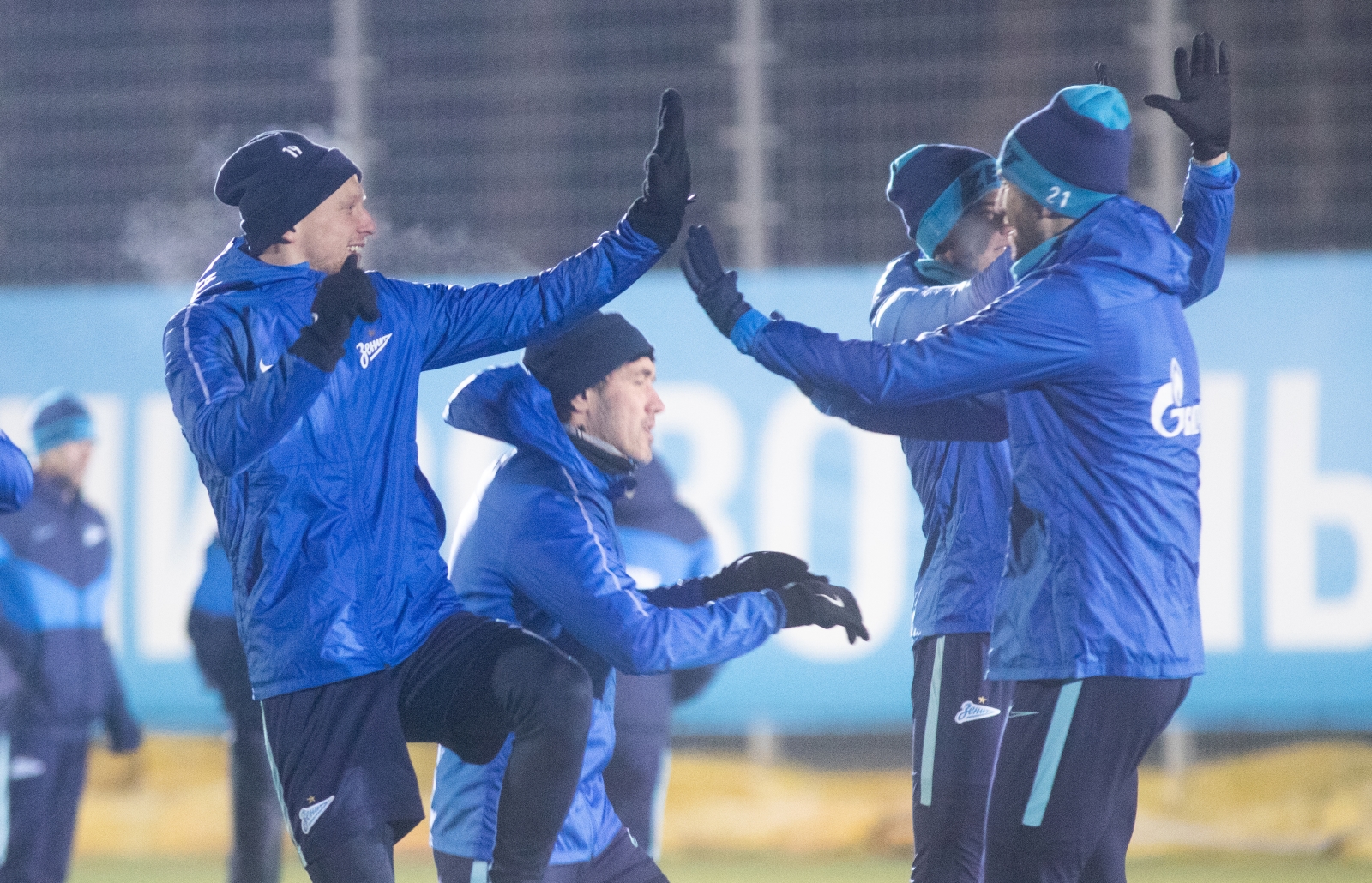 Открытая тренировка «Зенита» перед матчем с «Лионом»