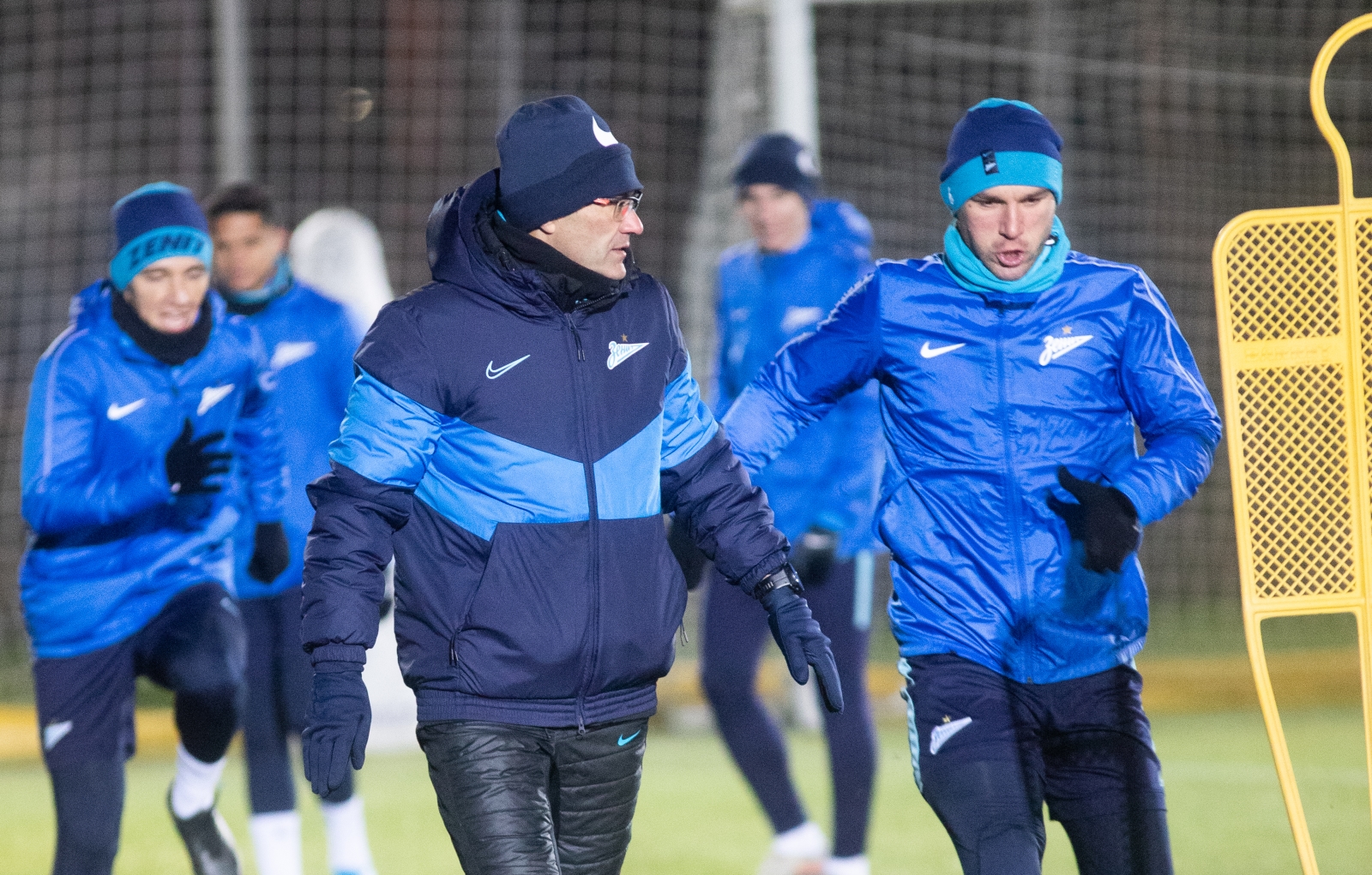 Открытая тренировка «Зенита» перед матчем с «Лионом»