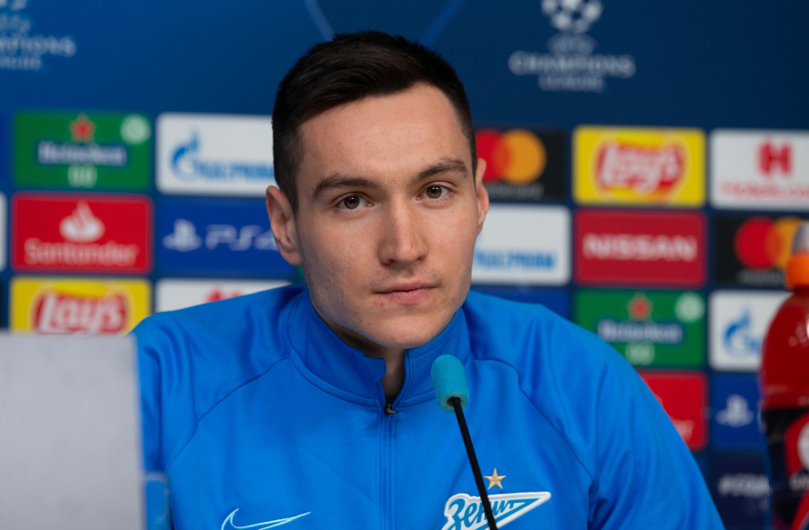 Пресс-конференция «Зенита» перед матчем с «Лионом»