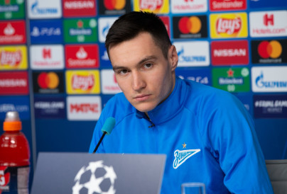 Пресс-конференция «Зенита» перед матчем с «Лионом»