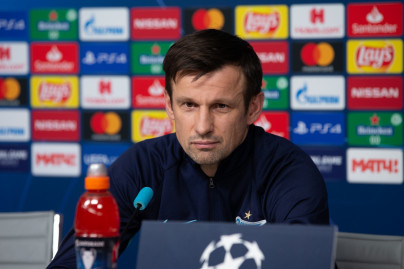 Пресс-конференция «Зенита» перед матчем с «Лионом»