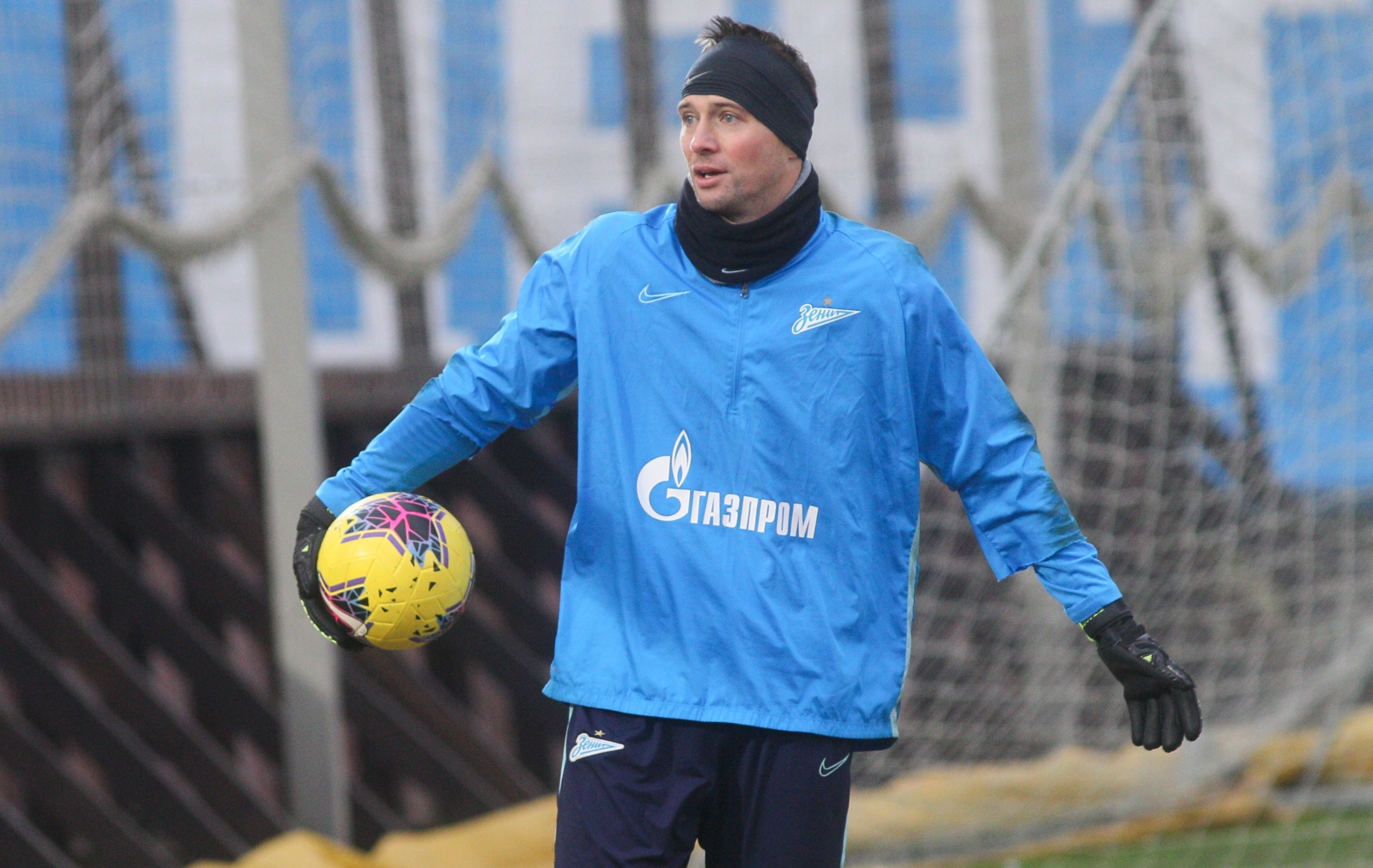 Тренировка «Зенита» перед матчем со «Спартаком»