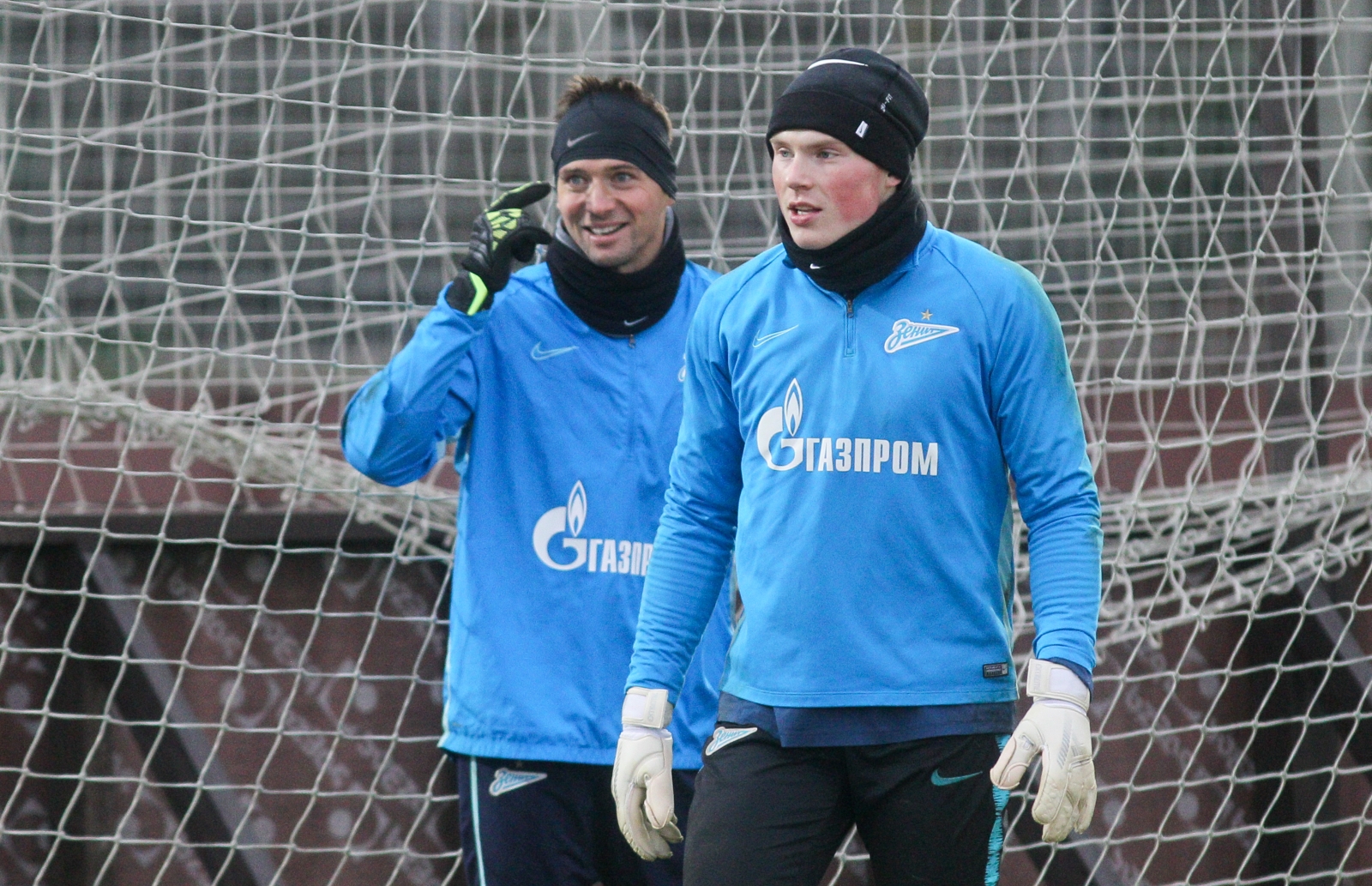 Тренировка «Зенита» перед матчем со «Спартаком»