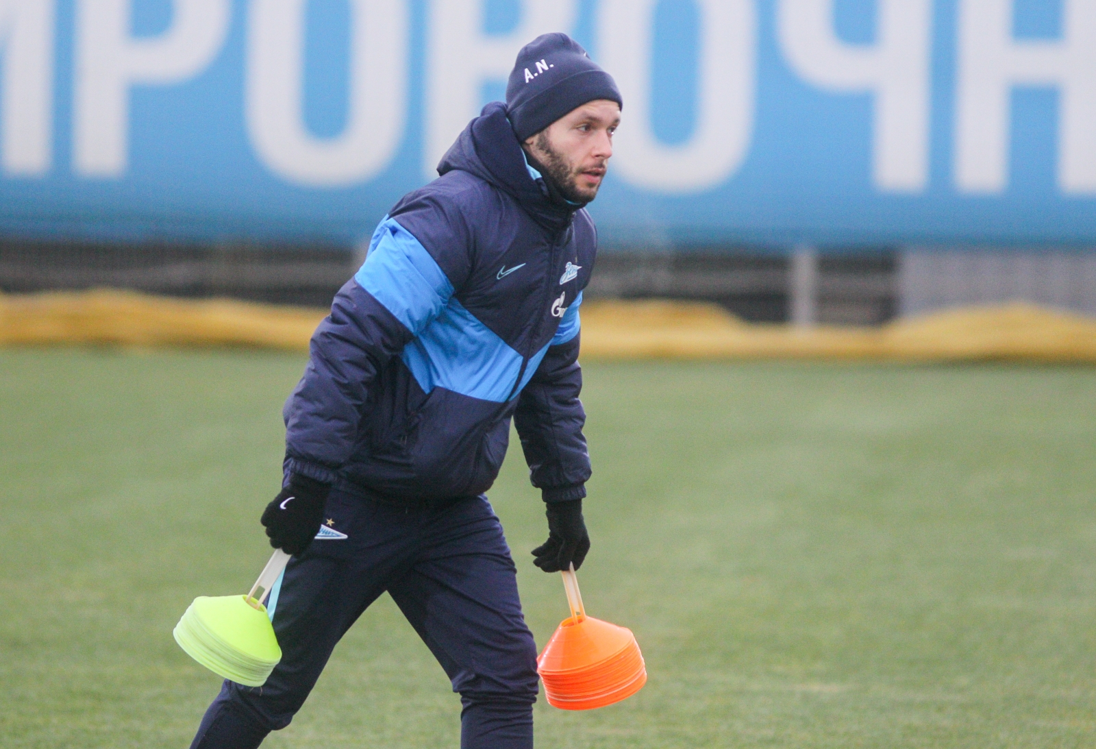 Тренировка «Зенита» перед матчем со «Спартаком»