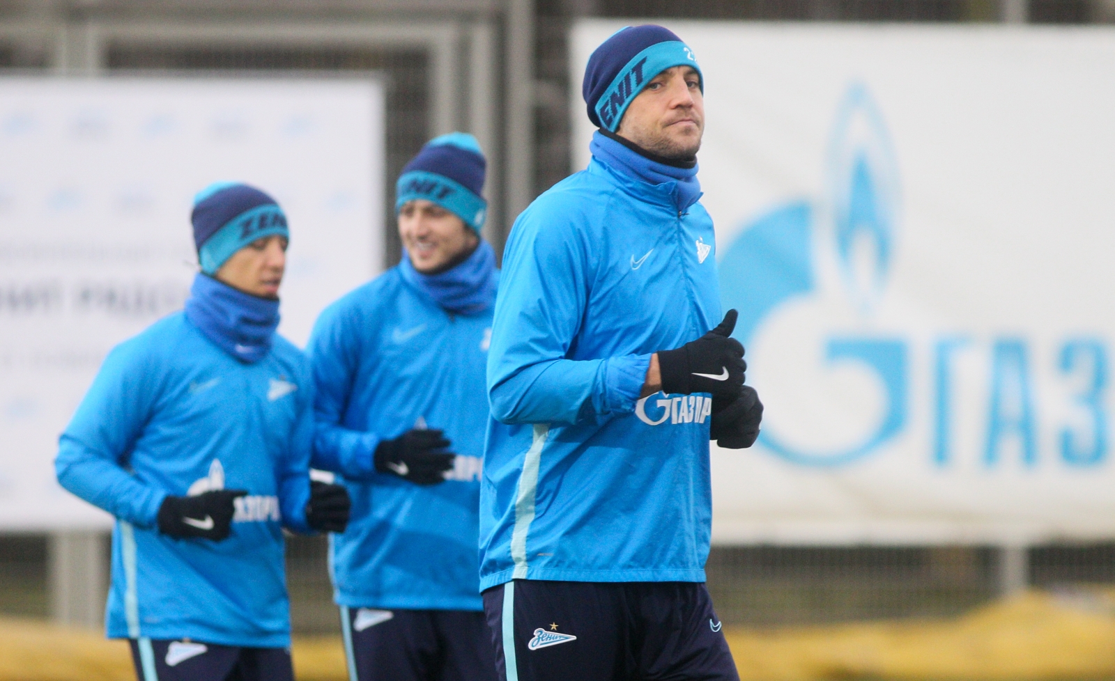 Тренировка «Зенита» перед матчем со «Спартаком»