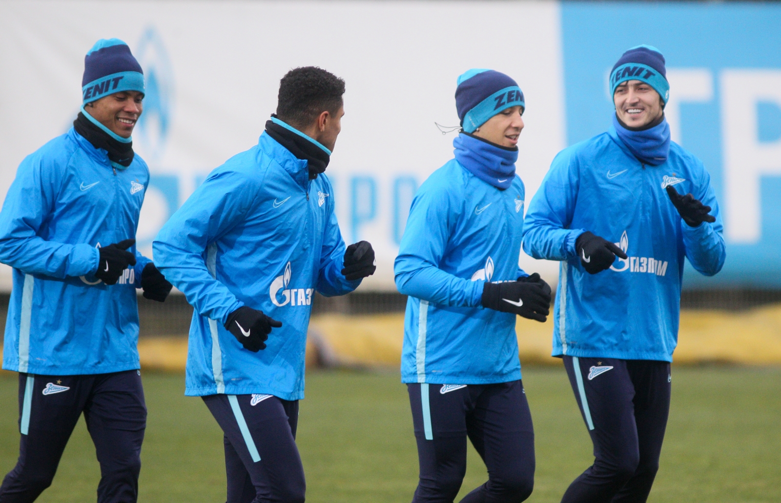 Тренировка «Зенита» перед матчем со «Спартаком»