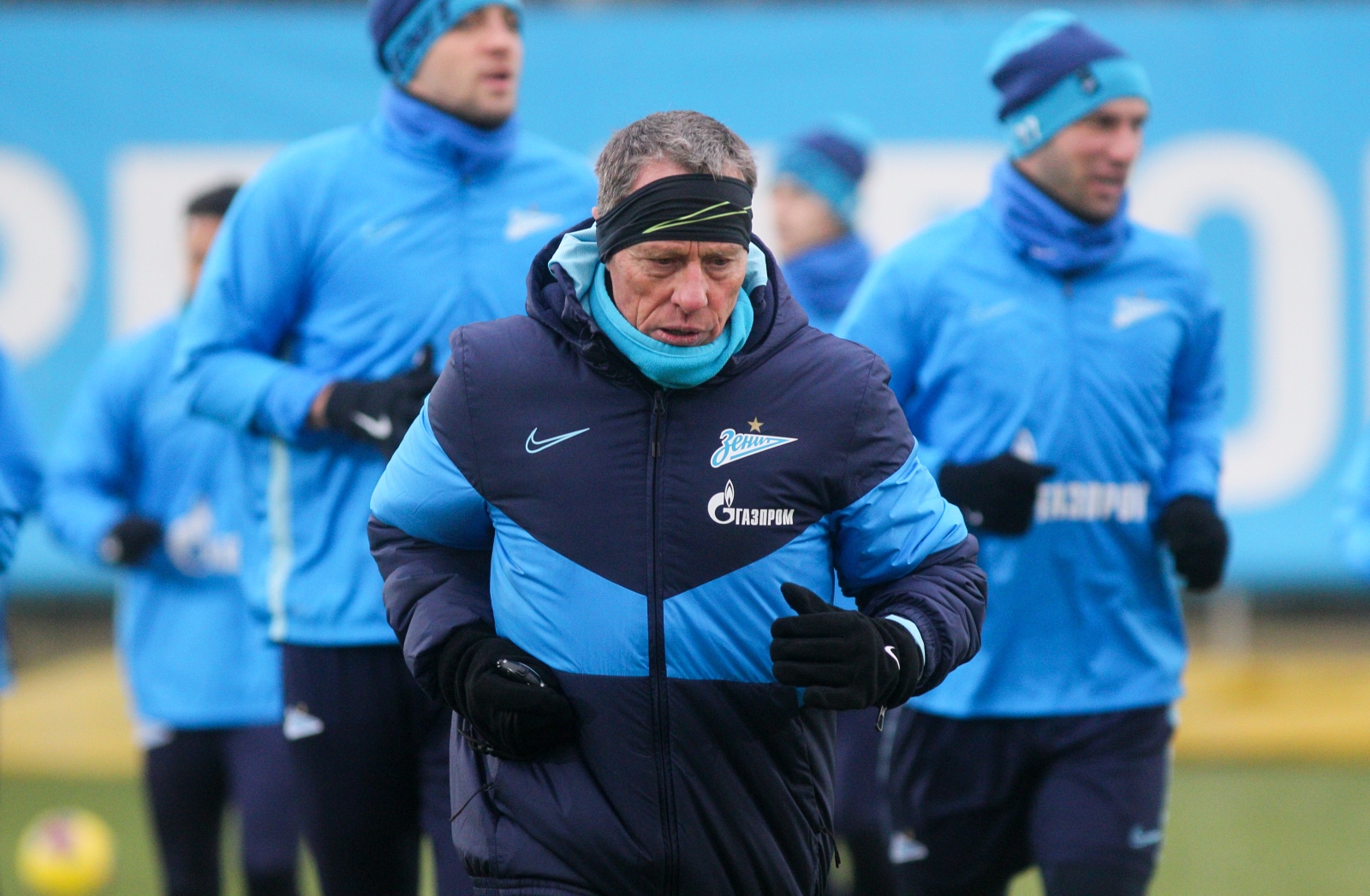 Тренировка «Зенита» перед матчем со «Спартаком»