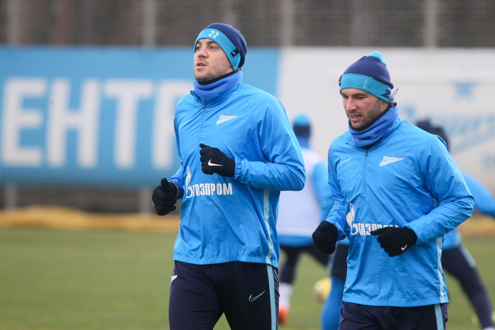 Тренировка «Зенита» перед матчем со «Спартаком»