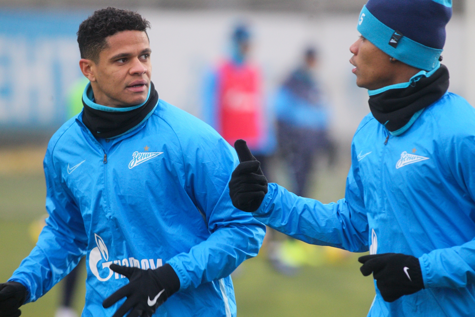 Тренировка «Зенита» перед матчем со «Спартаком»