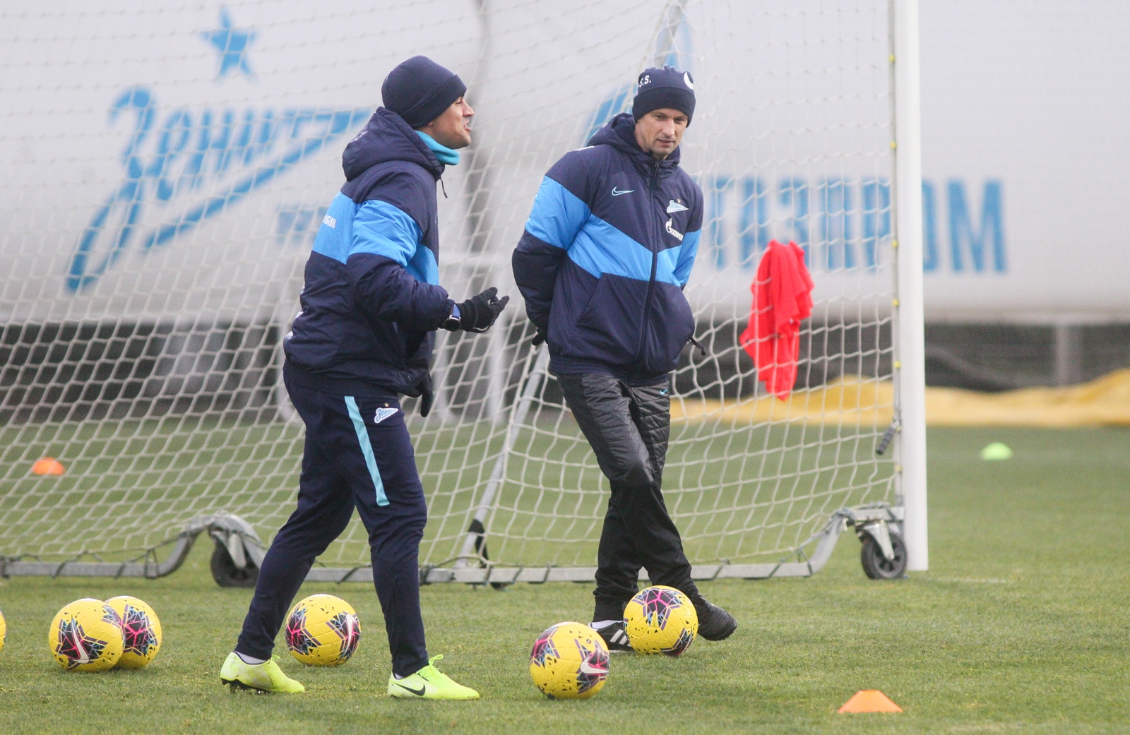 Тренировка «Зенита» перед матчем со «Спартаком»