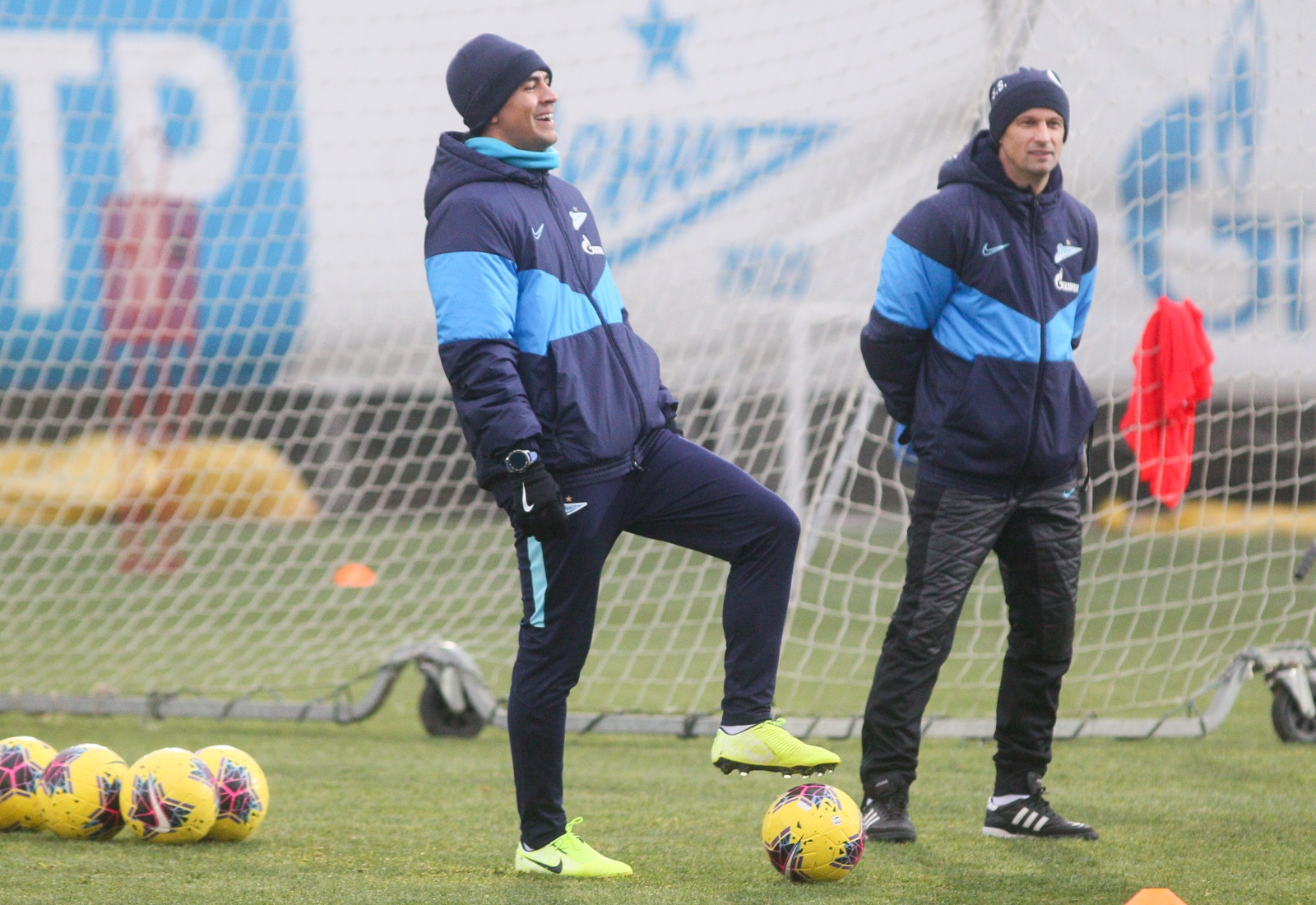 Тренировка «Зенита» перед матчем со «Спартаком»