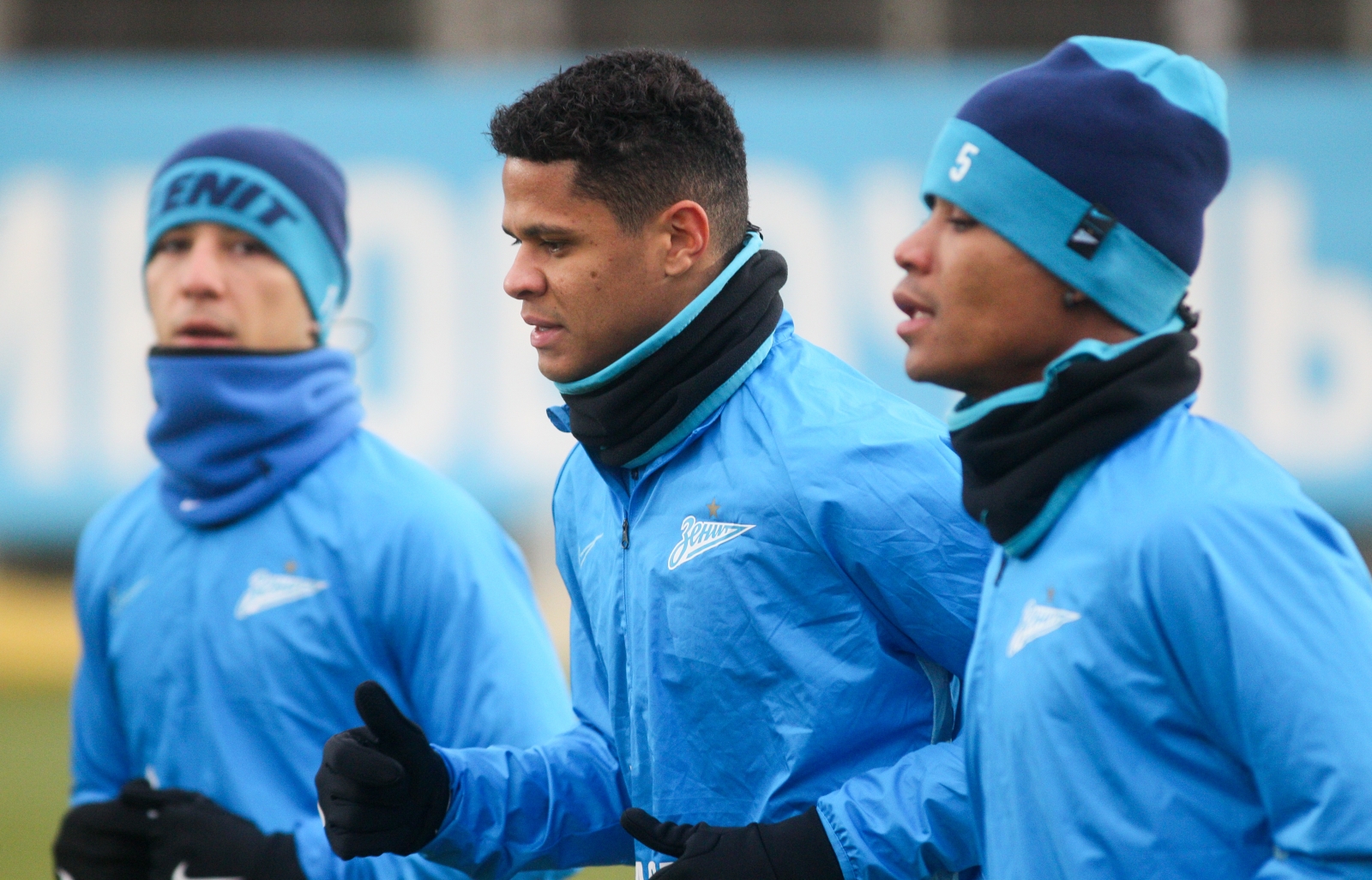 Тренировка «Зенита» перед матчем со «Спартаком»