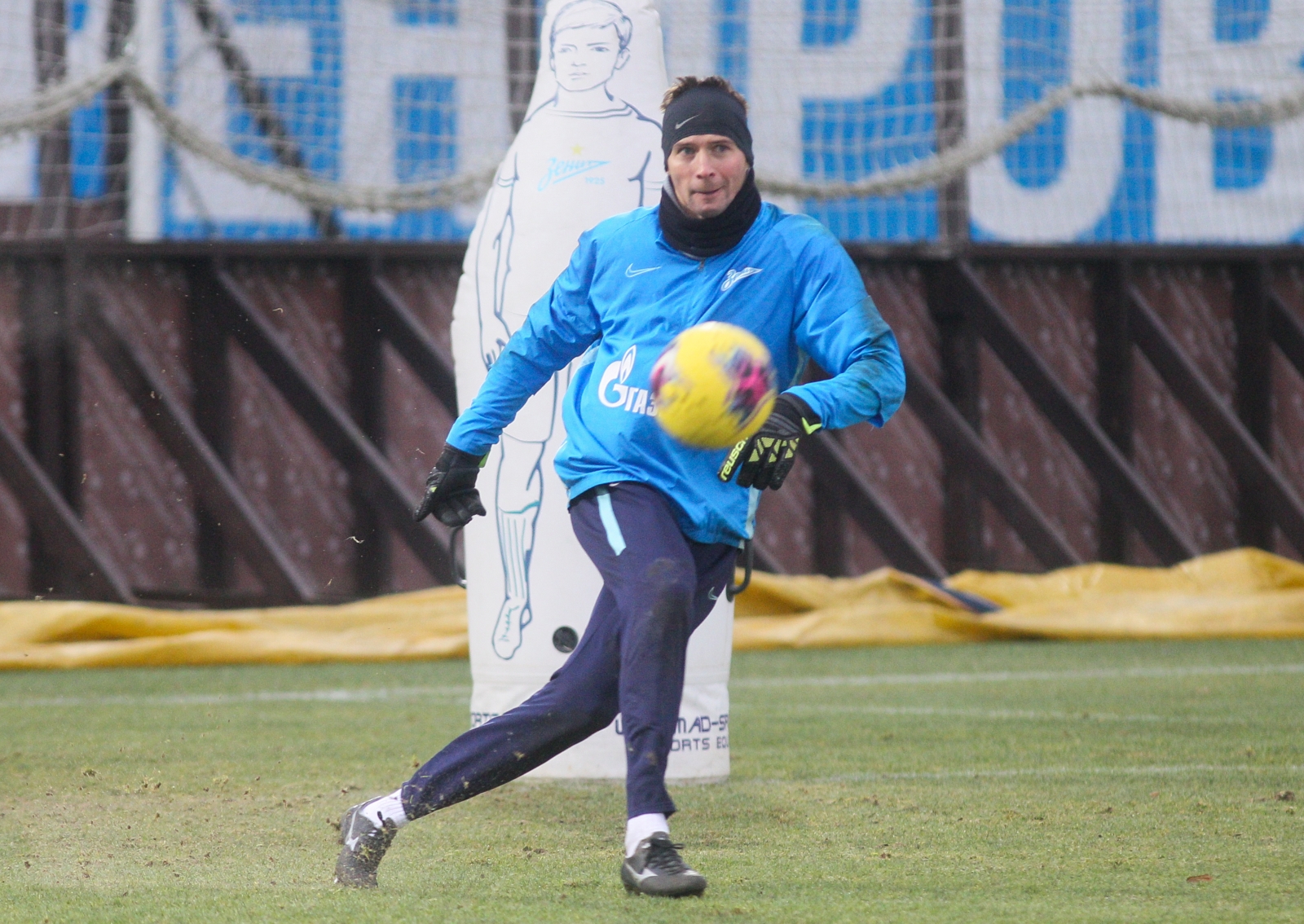 Тренировка «Зенита» перед матчем со «Спартаком»