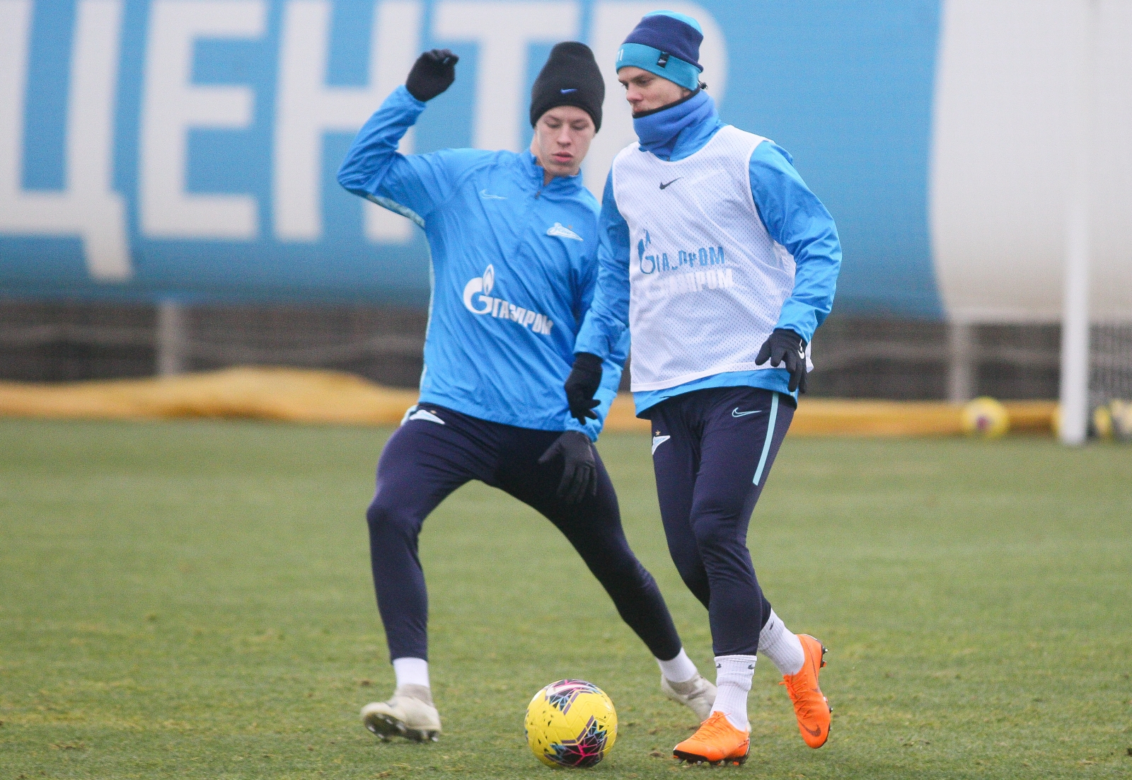 Тренировка «Зенита» перед матчем со «Спартаком»