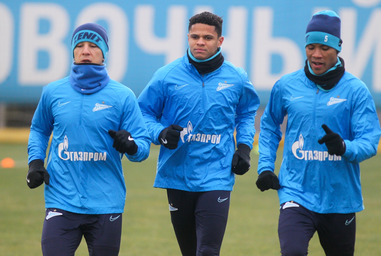 Тренировка «Зенита» перед матчем со «Спартаком»