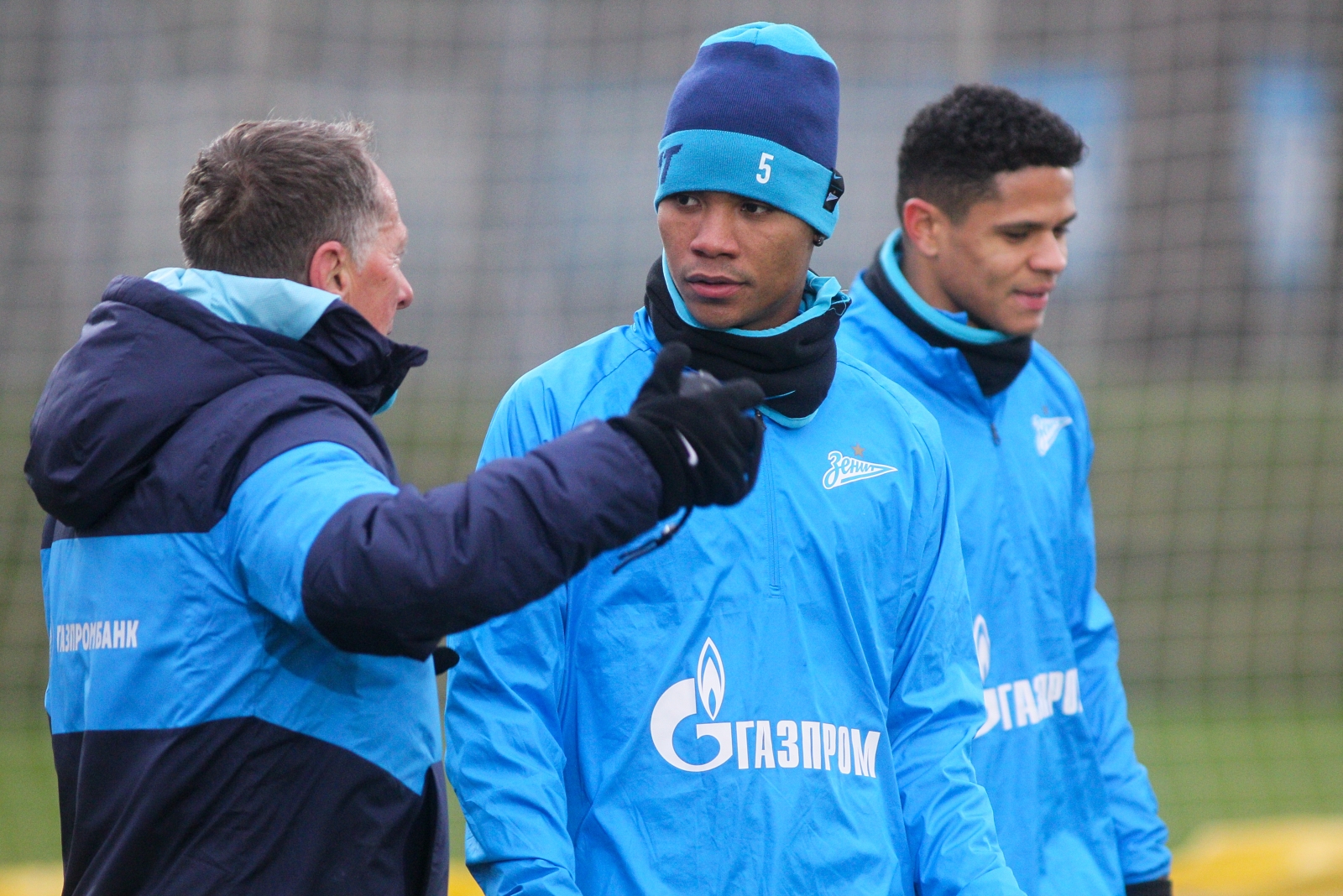 Тренировка «Зенита» перед матчем со «Спартаком»