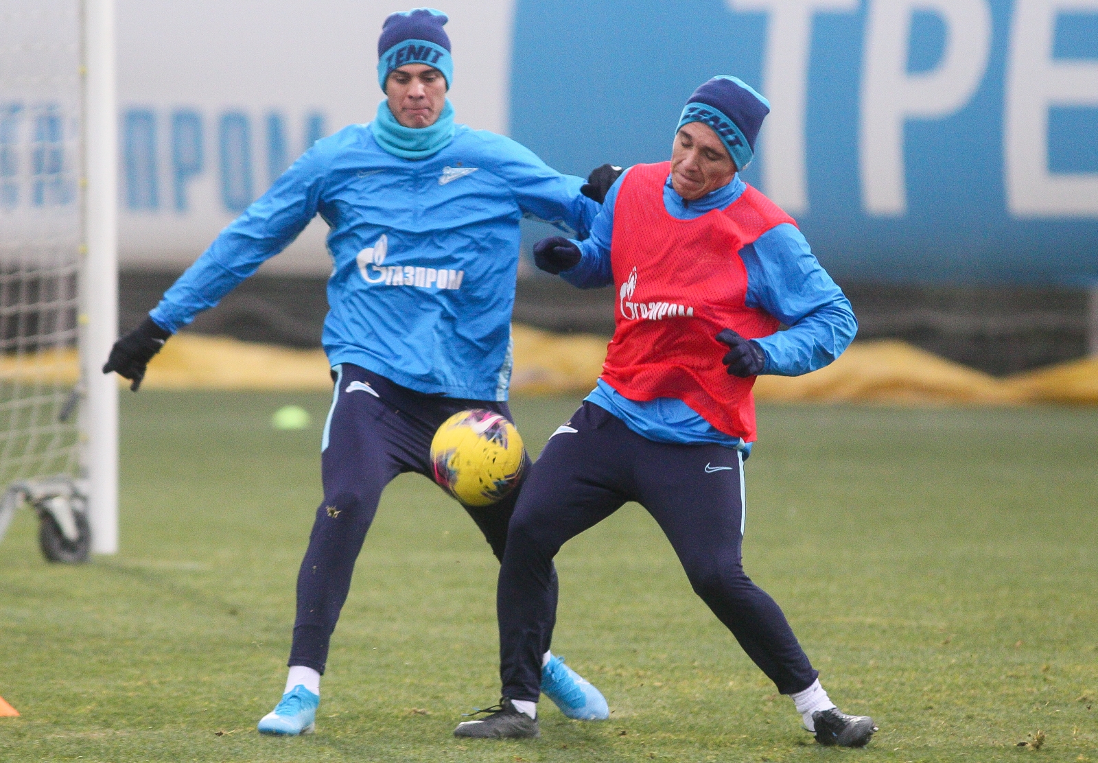 Тренировка «Зенита» перед матчем со «Спартаком»