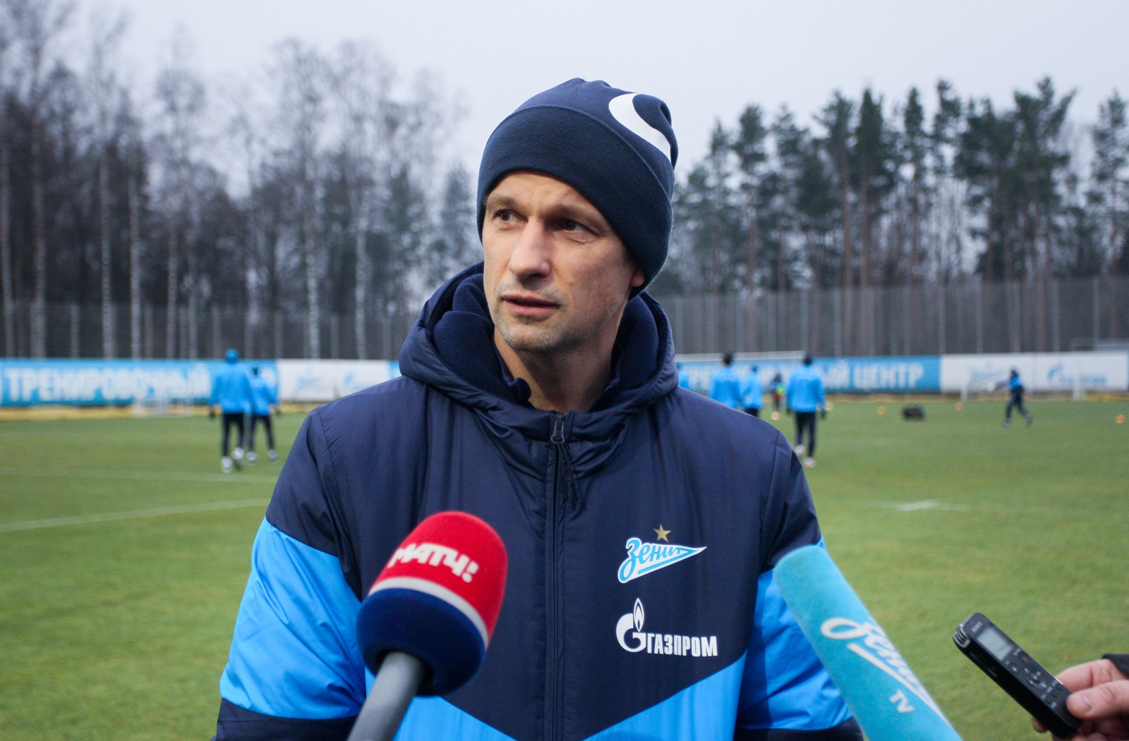 Тренировка «Зенита» перед матчем со «Спартаком»