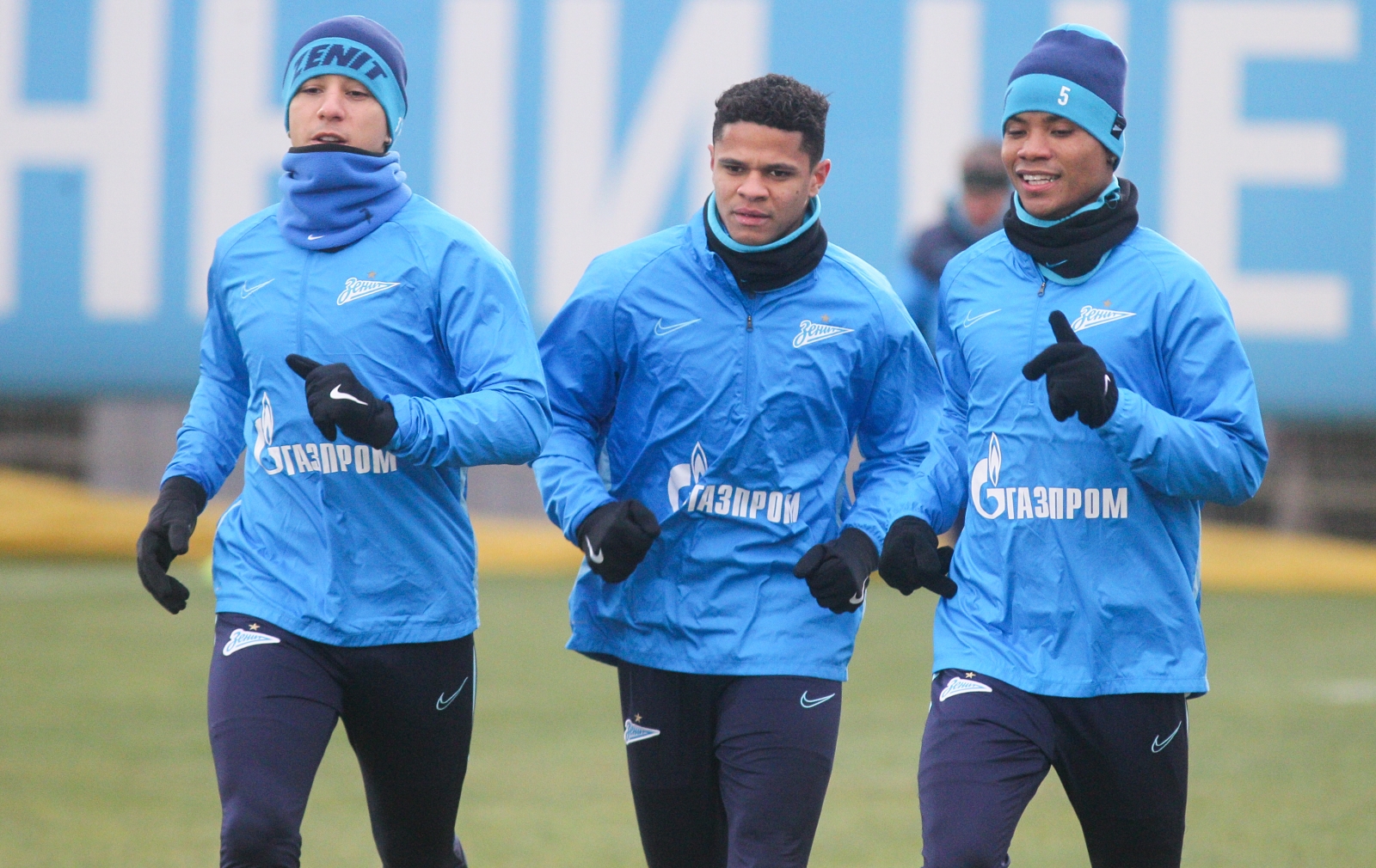 Тренировка «Зенита» перед матчем со «Спартаком»