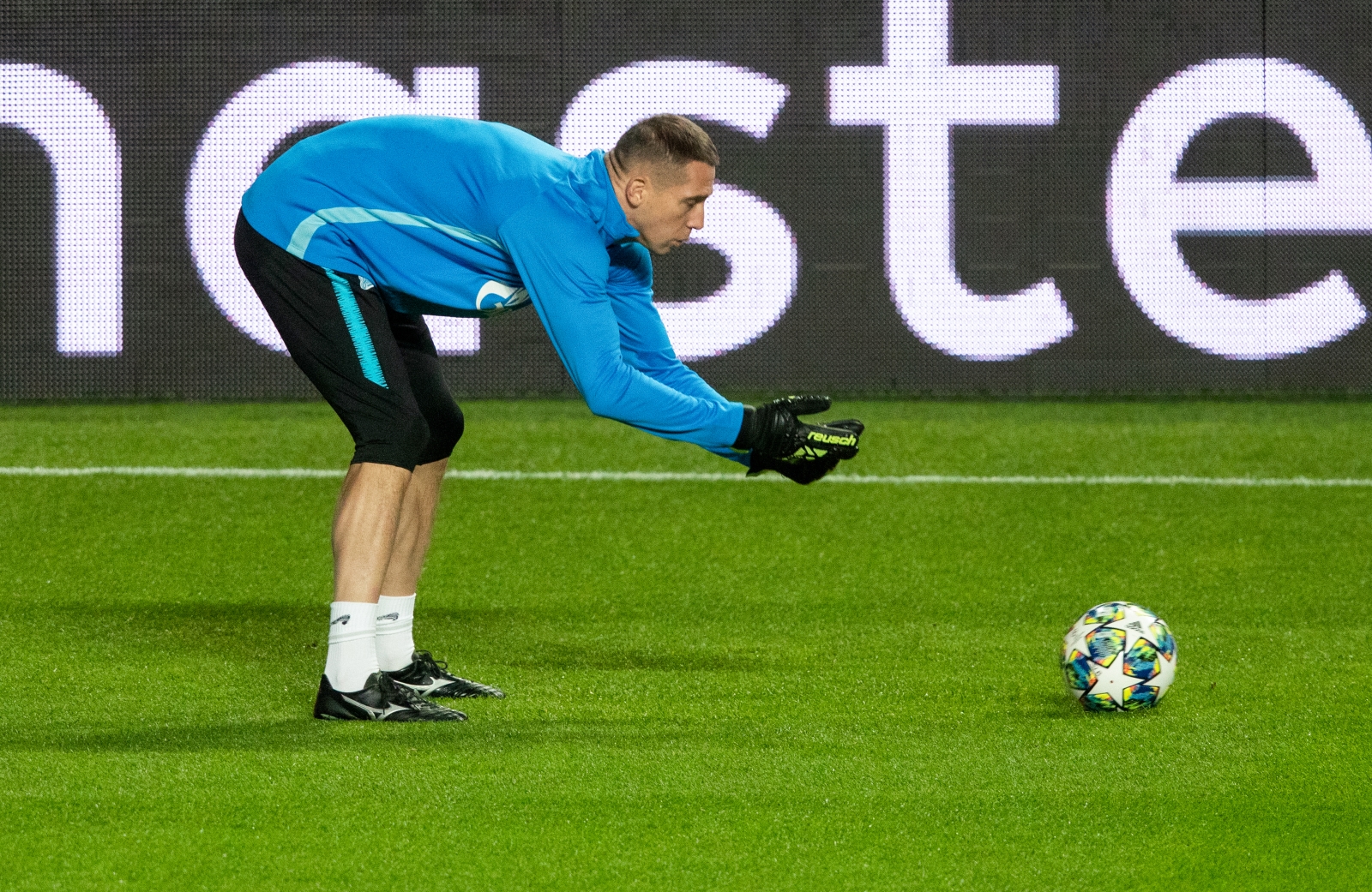 Тренировка «Зенита» перед матчем с «Бенфикой»