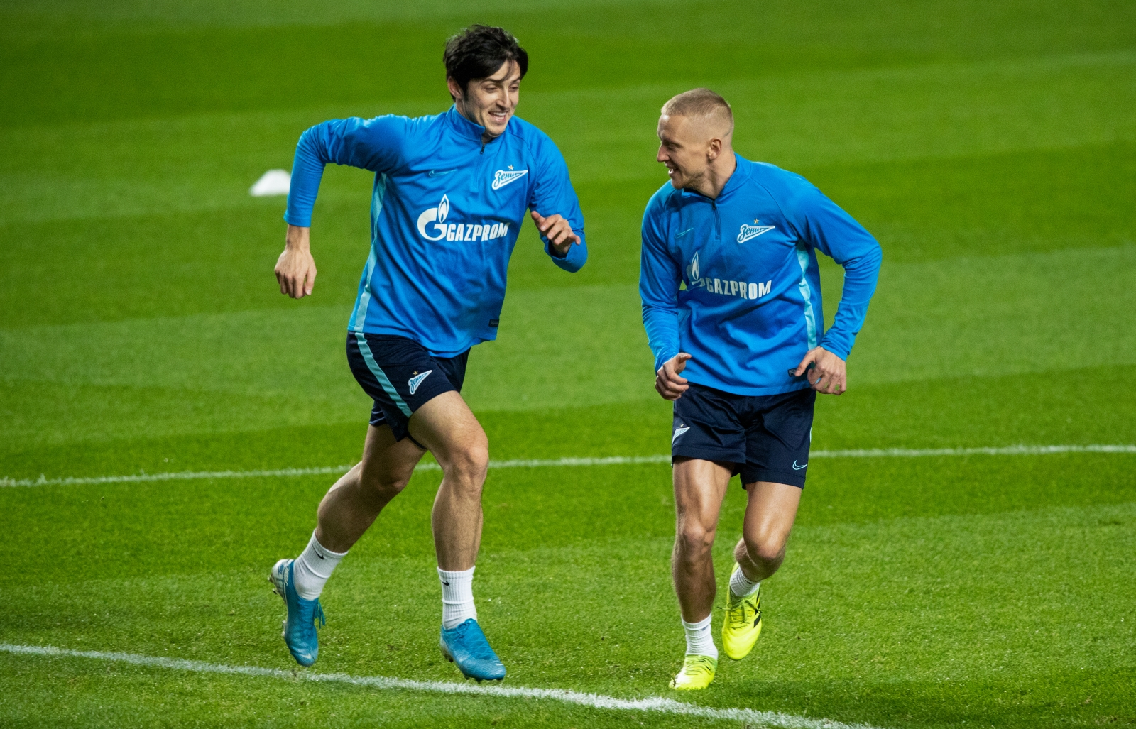 Тренировка «Зенита» перед матчем с «Бенфикой»