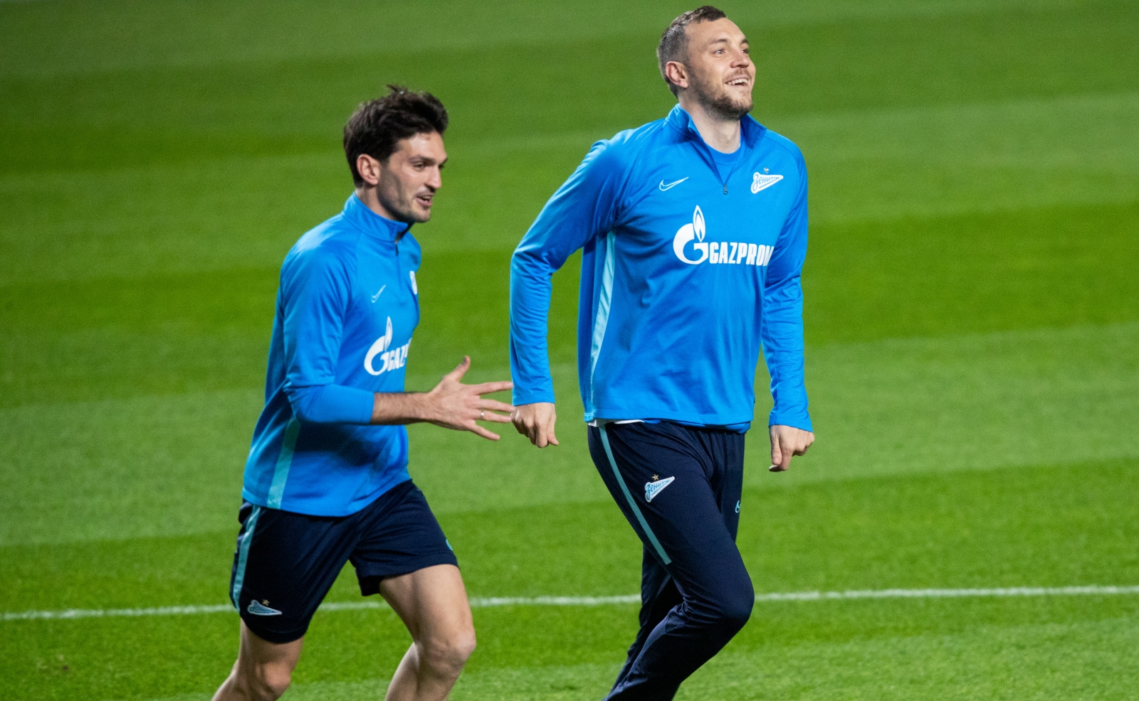 Тренировка «Зенита» перед матчем с «Бенфикой»