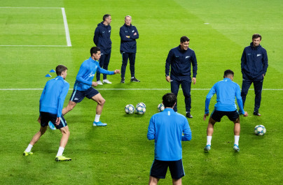Тренировка «Зенита» перед матчем с «Бенфикой»