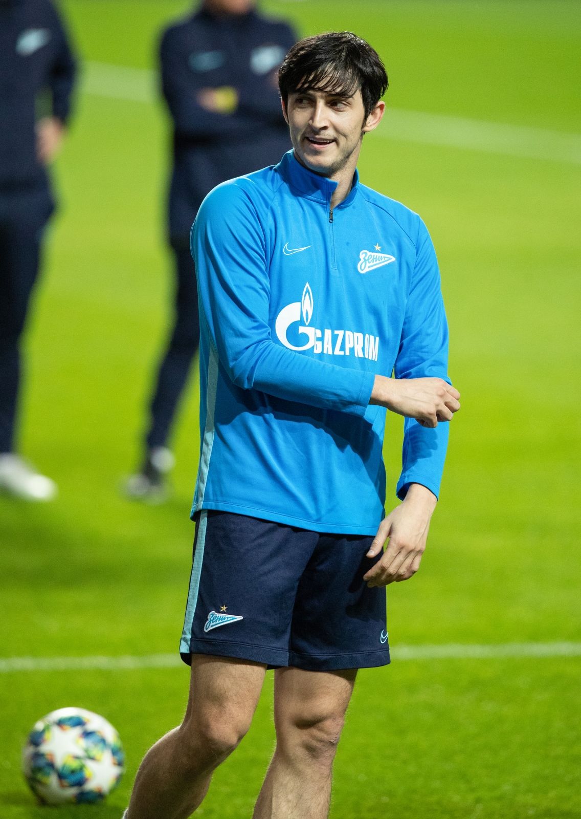 Тренировка «Зенита» перед матчем с «Бенфикой»