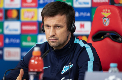 Пресс-конференция «Зенита» перед матчем с  «Бенфикой»